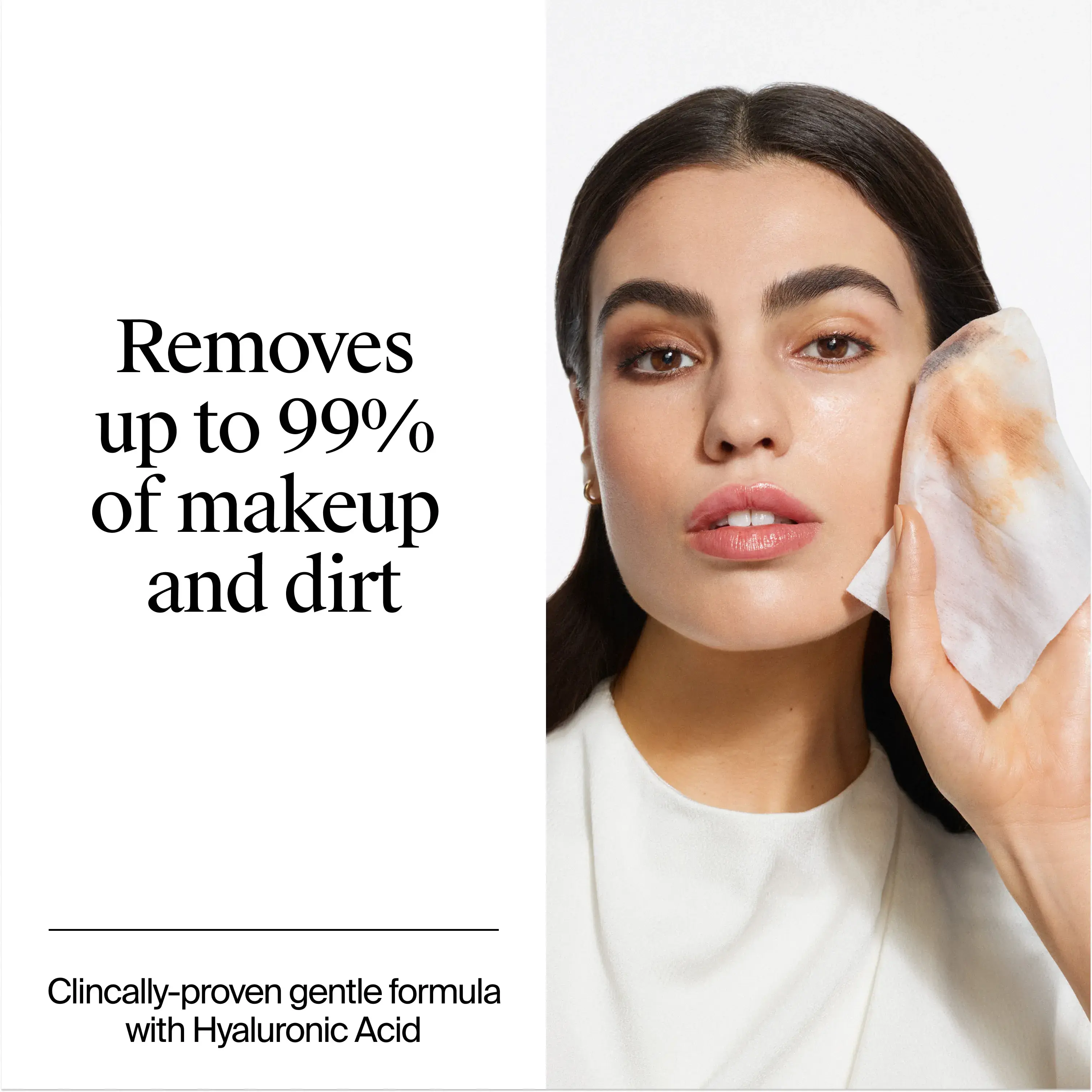 Hydro Boost Cleansing Makeup Remover Wipes removes up to 99% of makeup and dirt