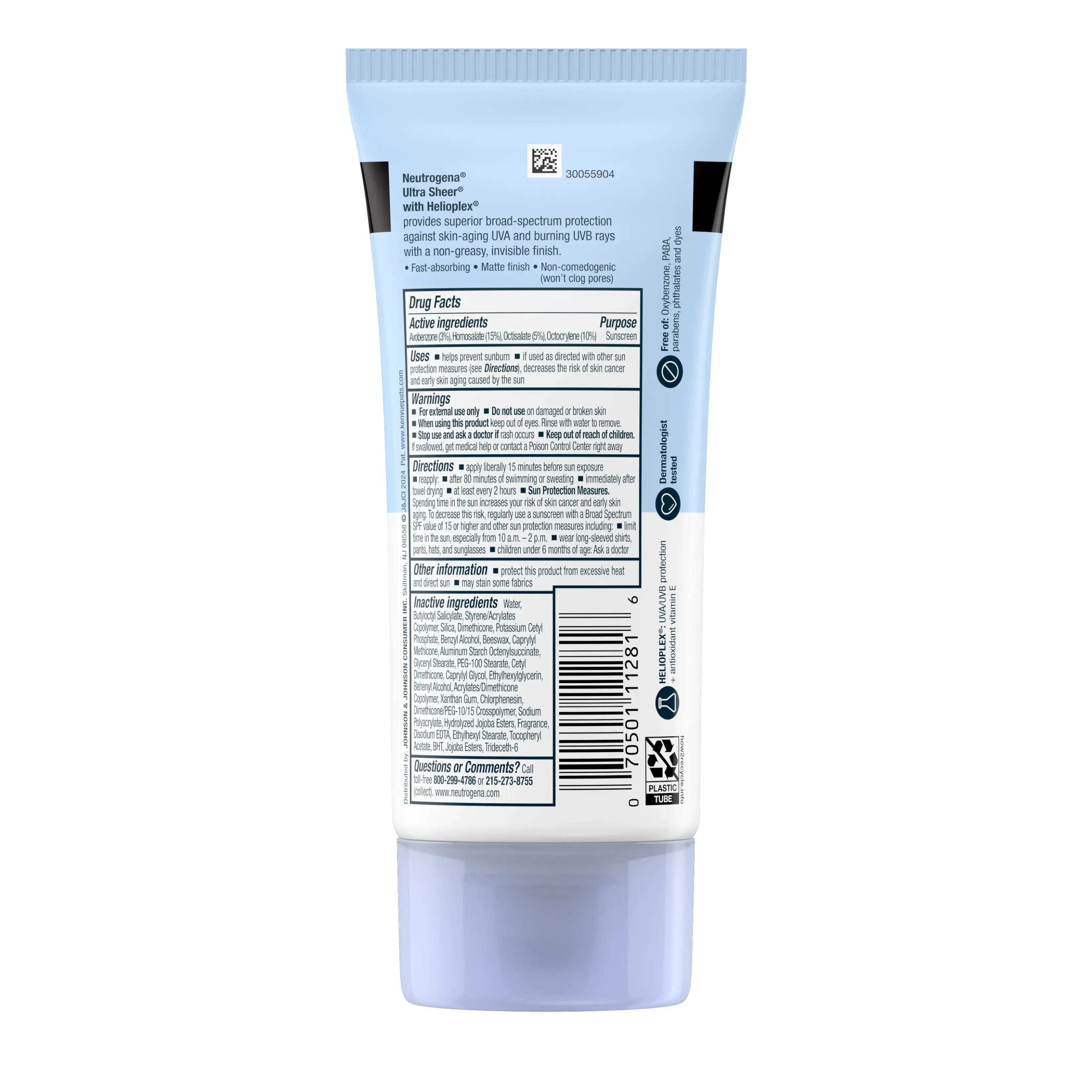 Neutrogena Ultra Sheer Dry-Touch SPF 70 Sunscreen Lotion, 5 fl. oz