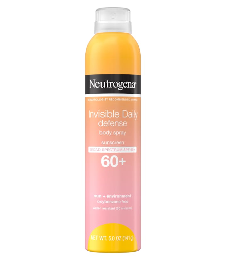 Neutrogena® Invisible Daily™ Defense Body Spray Sunscreen, Broad Spectrum SPF 60+