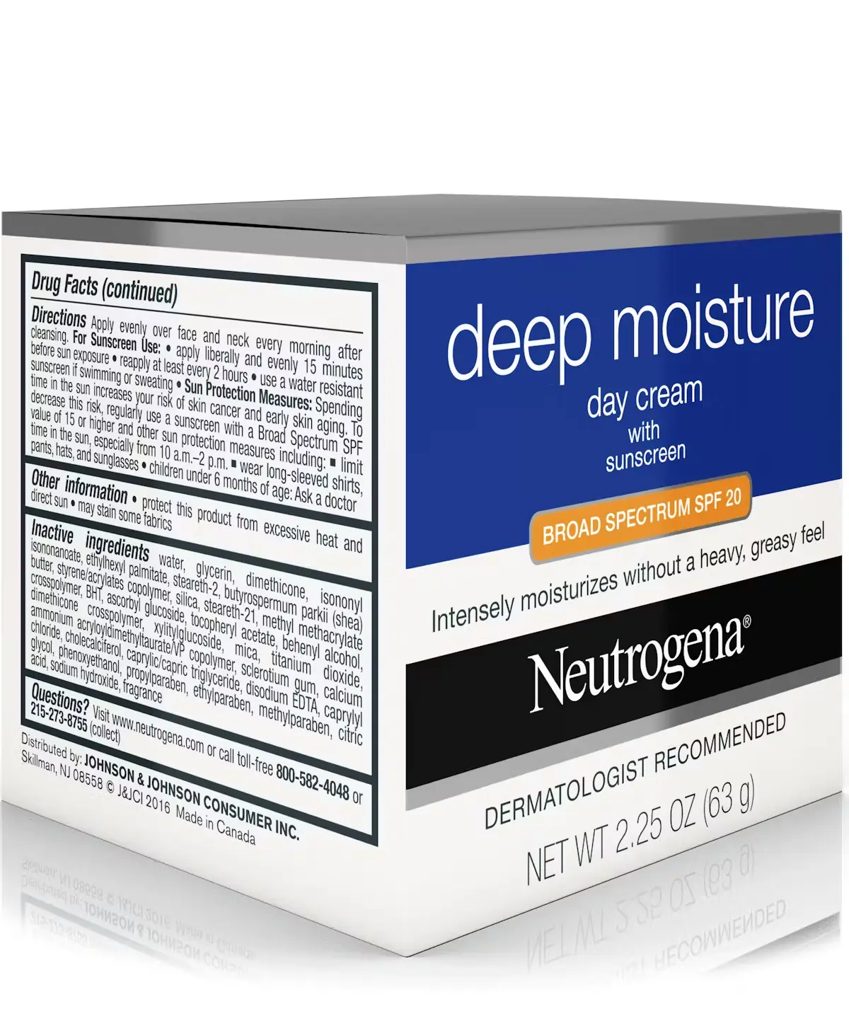 Deep Moisture Day Cream with Sunscreen Broad Spectrum SPF 20