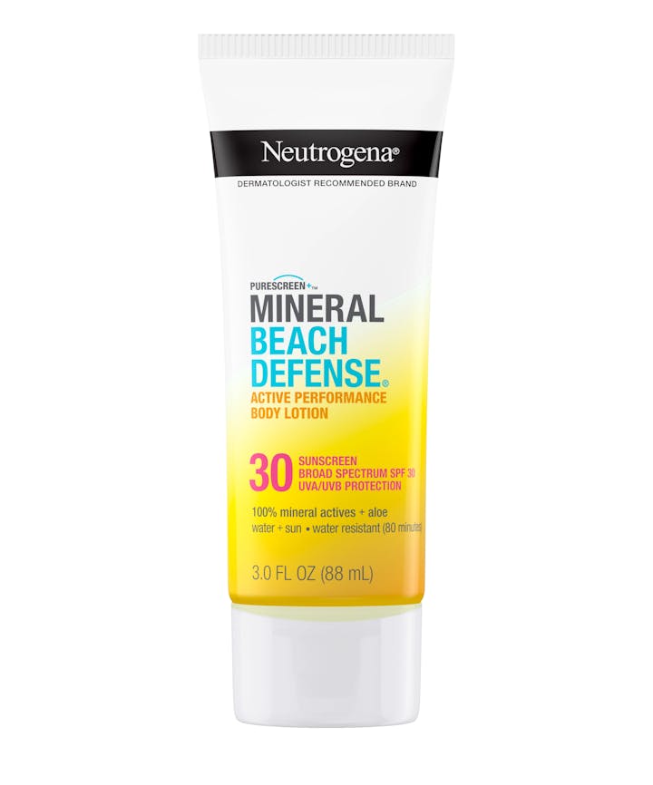 Neutrogena Neutrogena® Purescreen+™ Mineral Beach Defense™ Active Performance Body Lotion Sunscreen, Broad Spectrum SPF 30