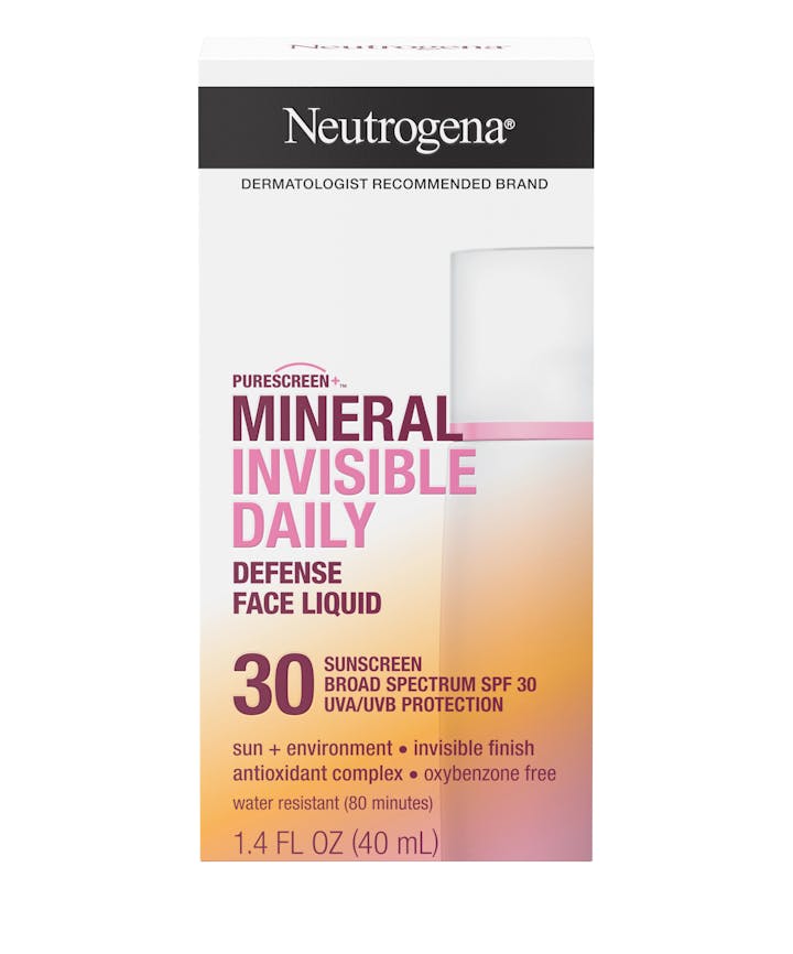 Neutrogena® Purescreen+ Invisible Daily Defense Mineral Face Liquid with SPF 30