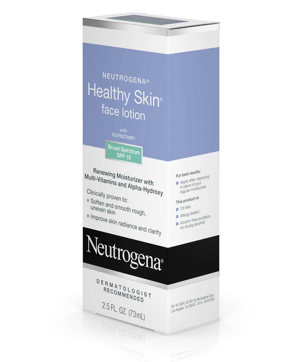 Healthy Skin Face Lotion with Sunscreen Broad Spectrum SPF 15