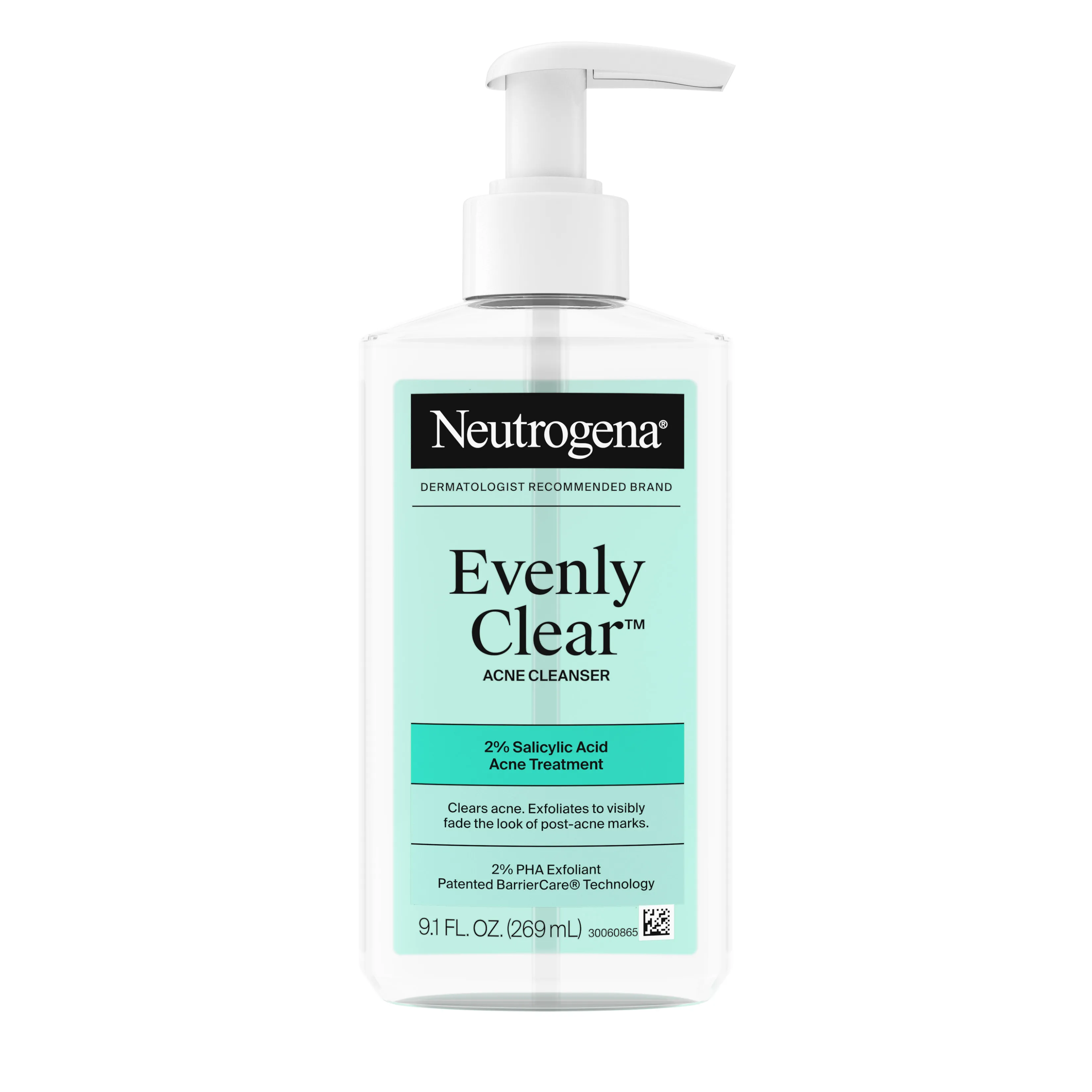 Neutrogena Evenly Clear™ Acne Cleanser, 9.1 oz