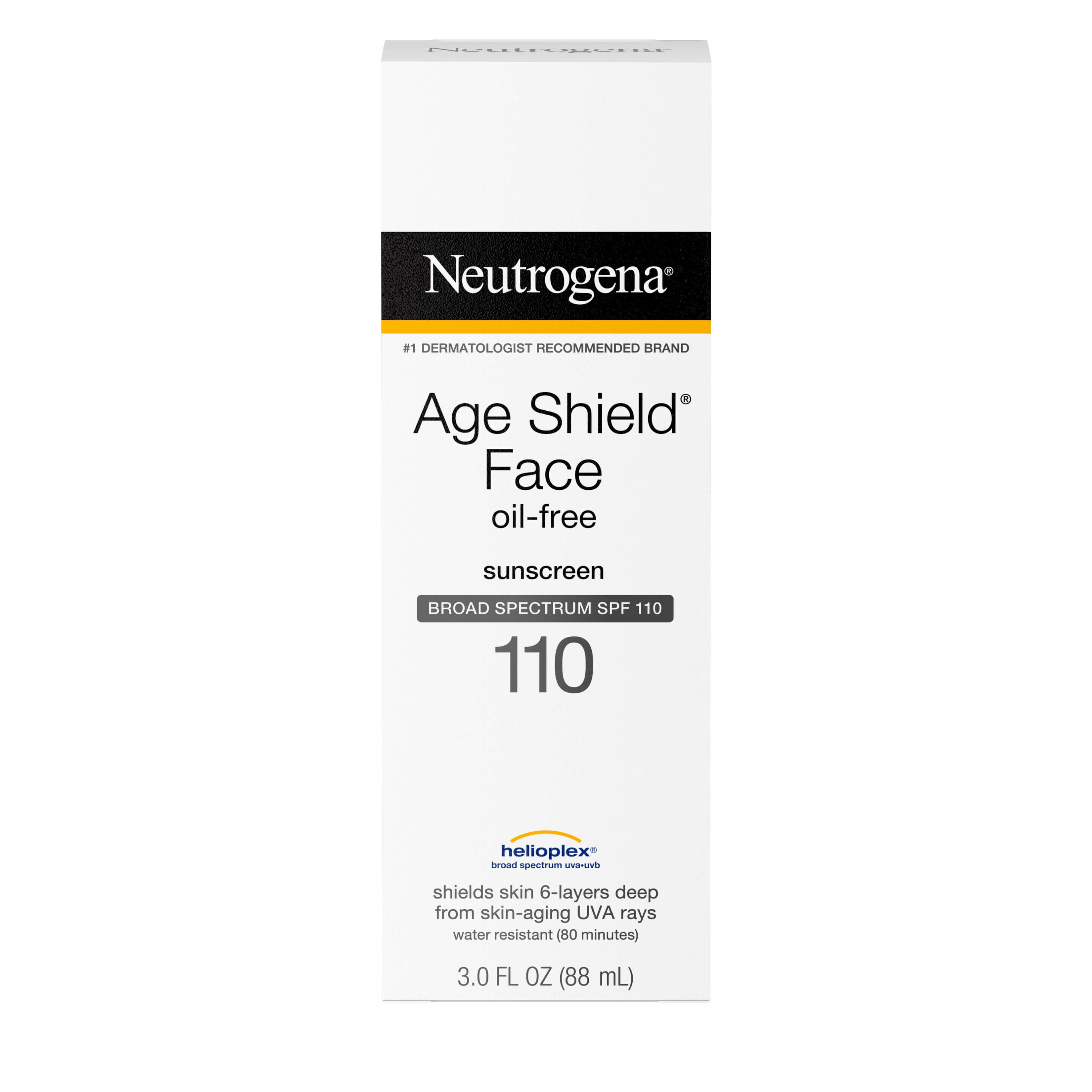 Age Shield&reg; Face Oil-Free Lotion Sunscreen Broad Spectrum SPF 110