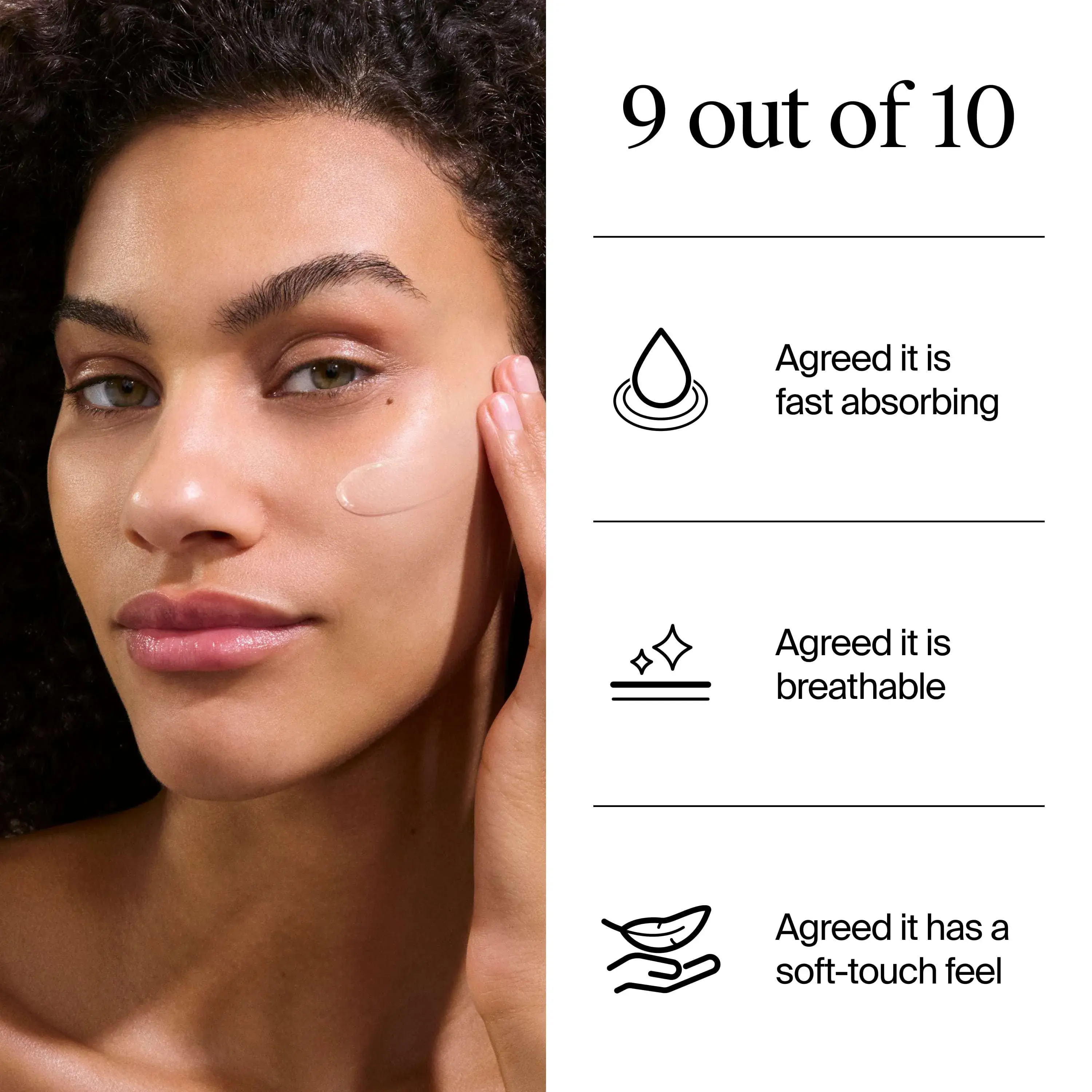  Neutrogena Ultra Sheer Invisible Gel Face Sunscreen Broad Spectrum SPF 40, 9 out of 10: agreed it is fast absorbing, agreed it is breathable, agreed it has a soft touch feel