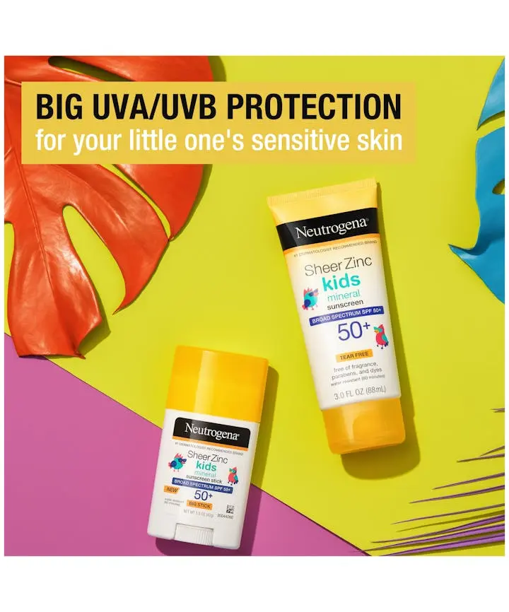 Sheer Zinc Kids Mineral Sunscreen Broad Spectrum SPF 50+
