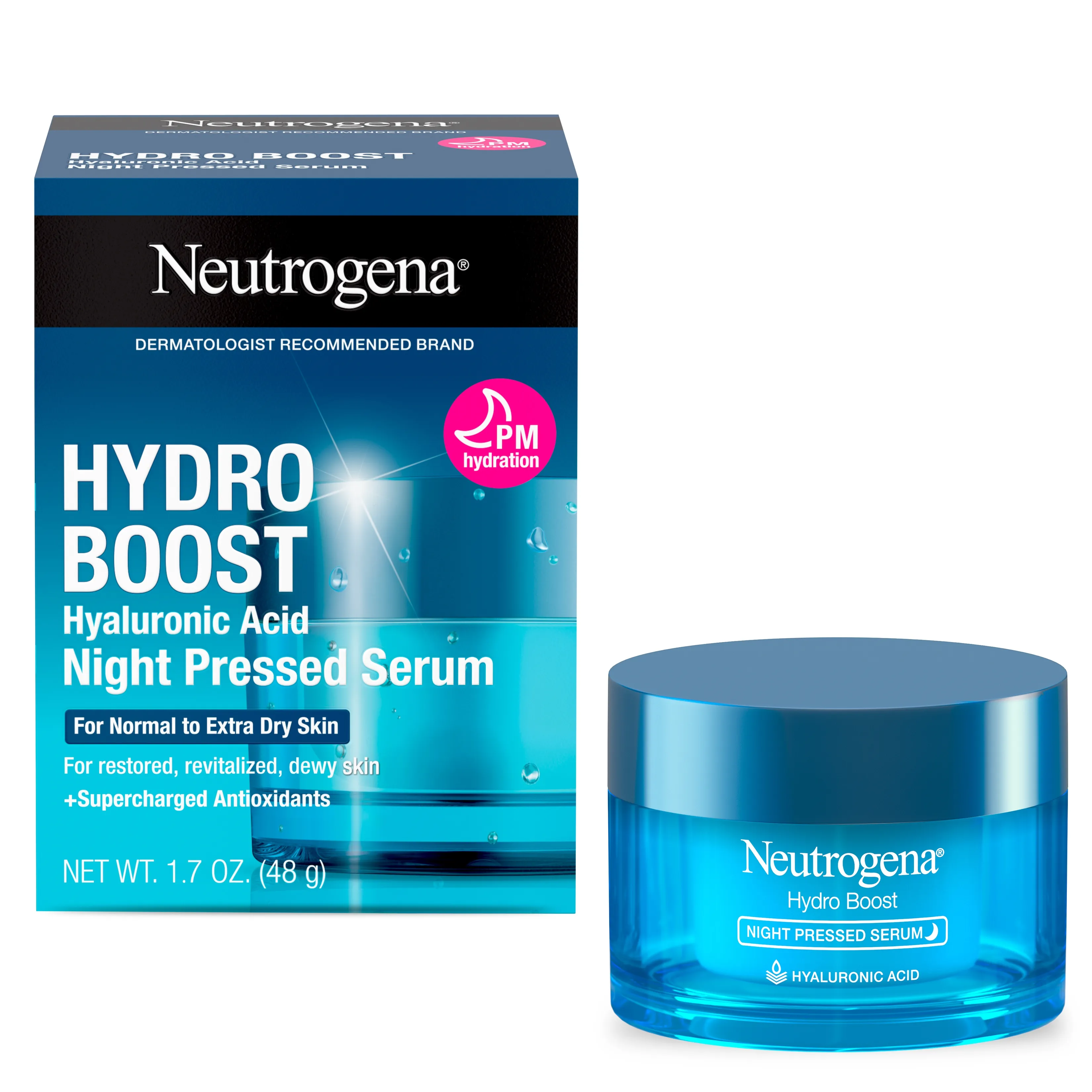 Neutrogena Hydro Boost Night Pressed Serum with Hyaluronic Acid 1.7 Oz