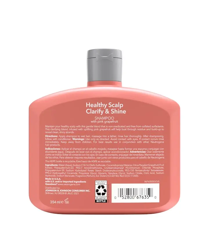 Neutrogena&reg; Healthy Scalp Clarify &amp; Shine Shampoo with Pink Grapefruit