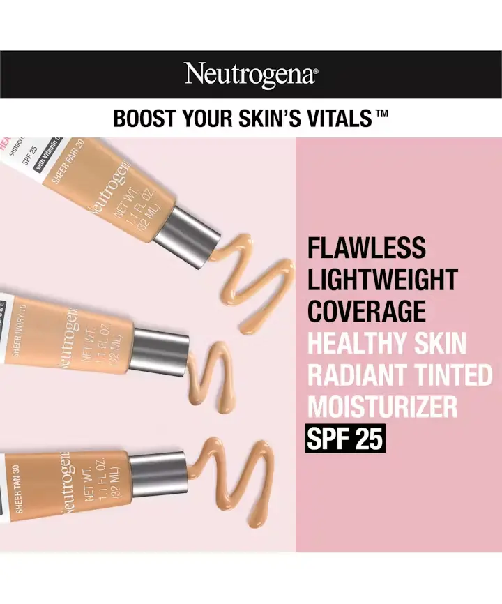 Neutrogena Healthy Skin Radiant Tinted Moisturizer Broad Spectrum SPF 25