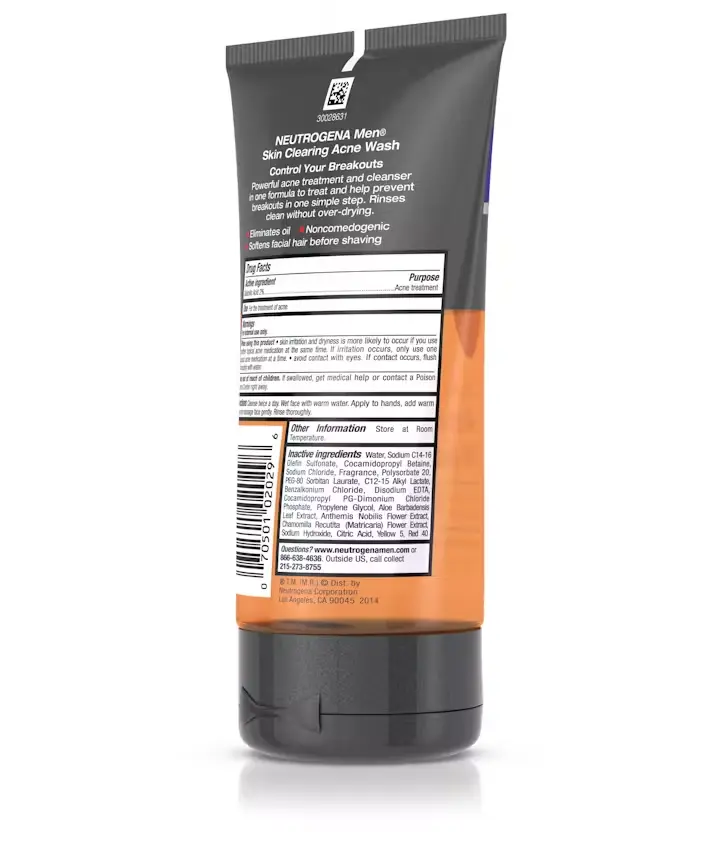 Neutrogena® Men Skin Clearing Acne Wash