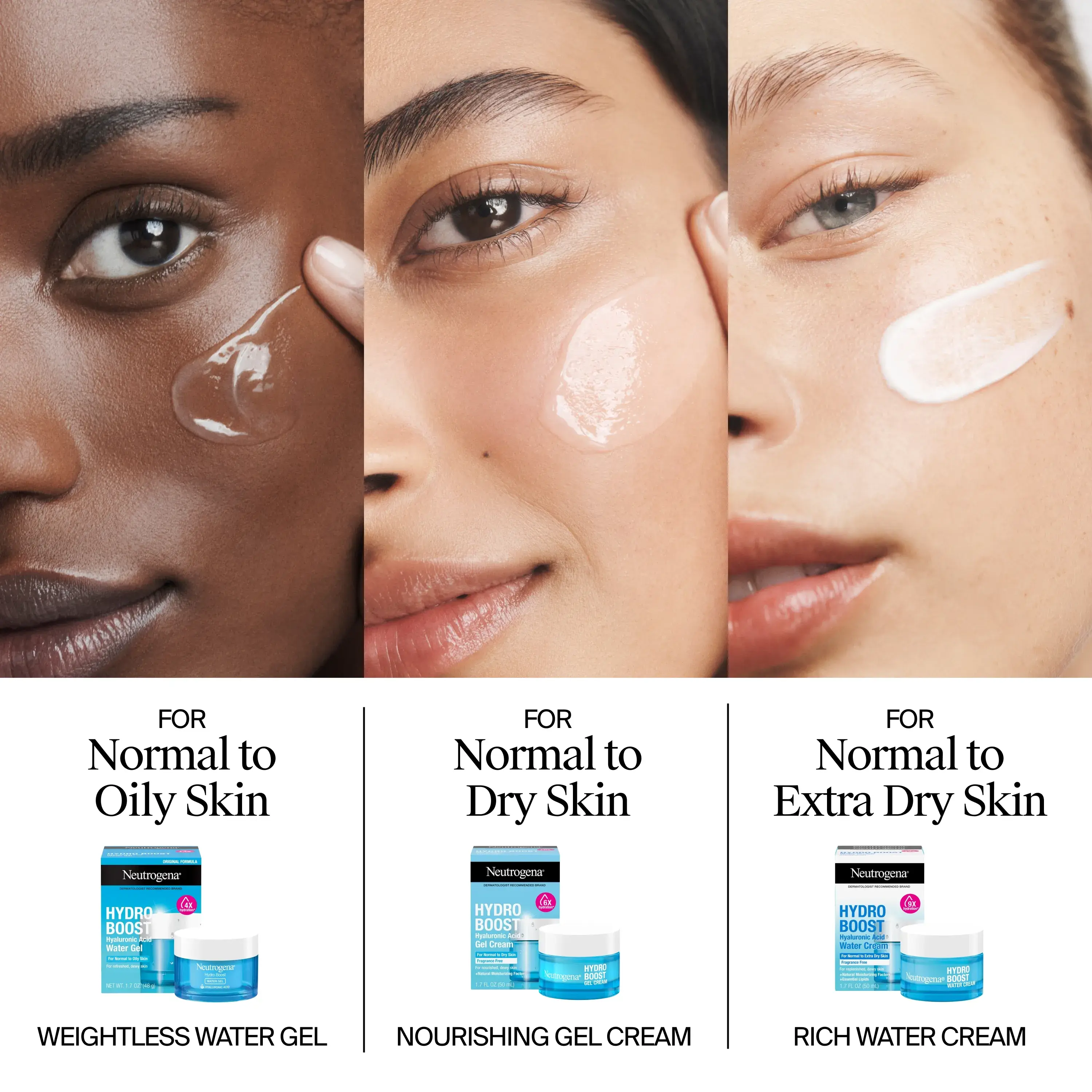 Neutrogena® Hydro Boost Hyaluronic Acid Water Cream Fragrance Free Facial Moisturizer 1.7 Fl. Oz