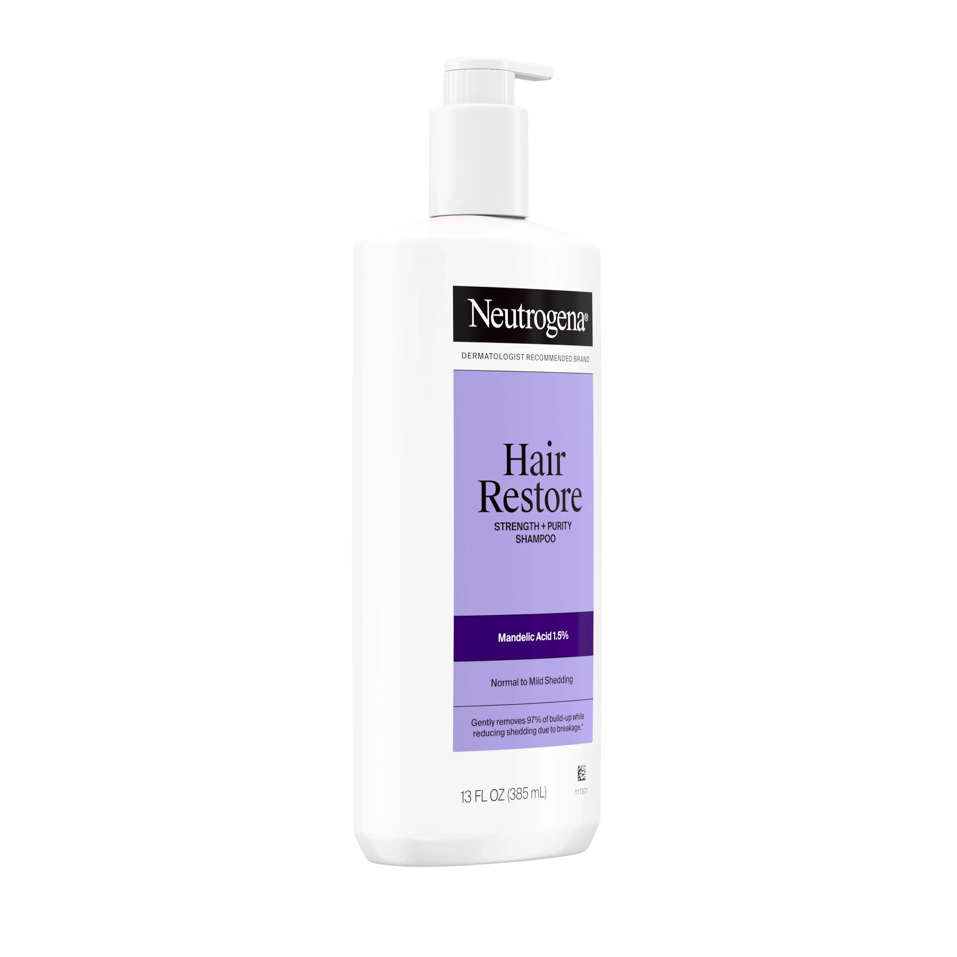 Hair Restore Strength + Purity Shampoo Right Side of Packaging