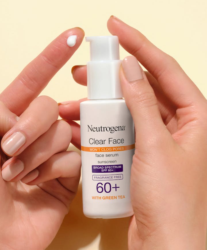 Neutrogena Neutrogena® Clear Face Serum Sunscreen with Green Tea Broad Spectrum SPF 60+ Fragrance Free