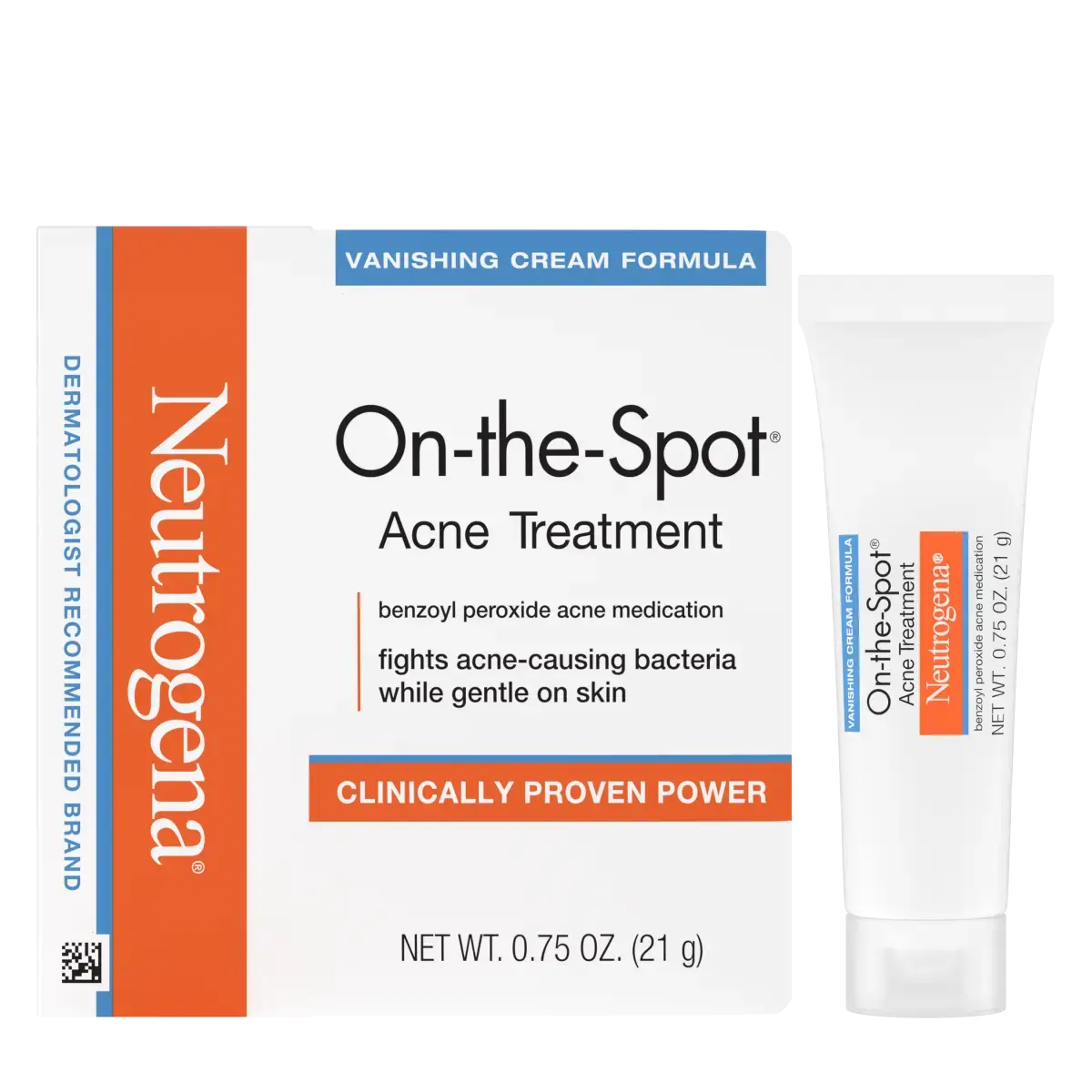 Neutrogena® On-The-Spot Acne Treatment Front of Packaging