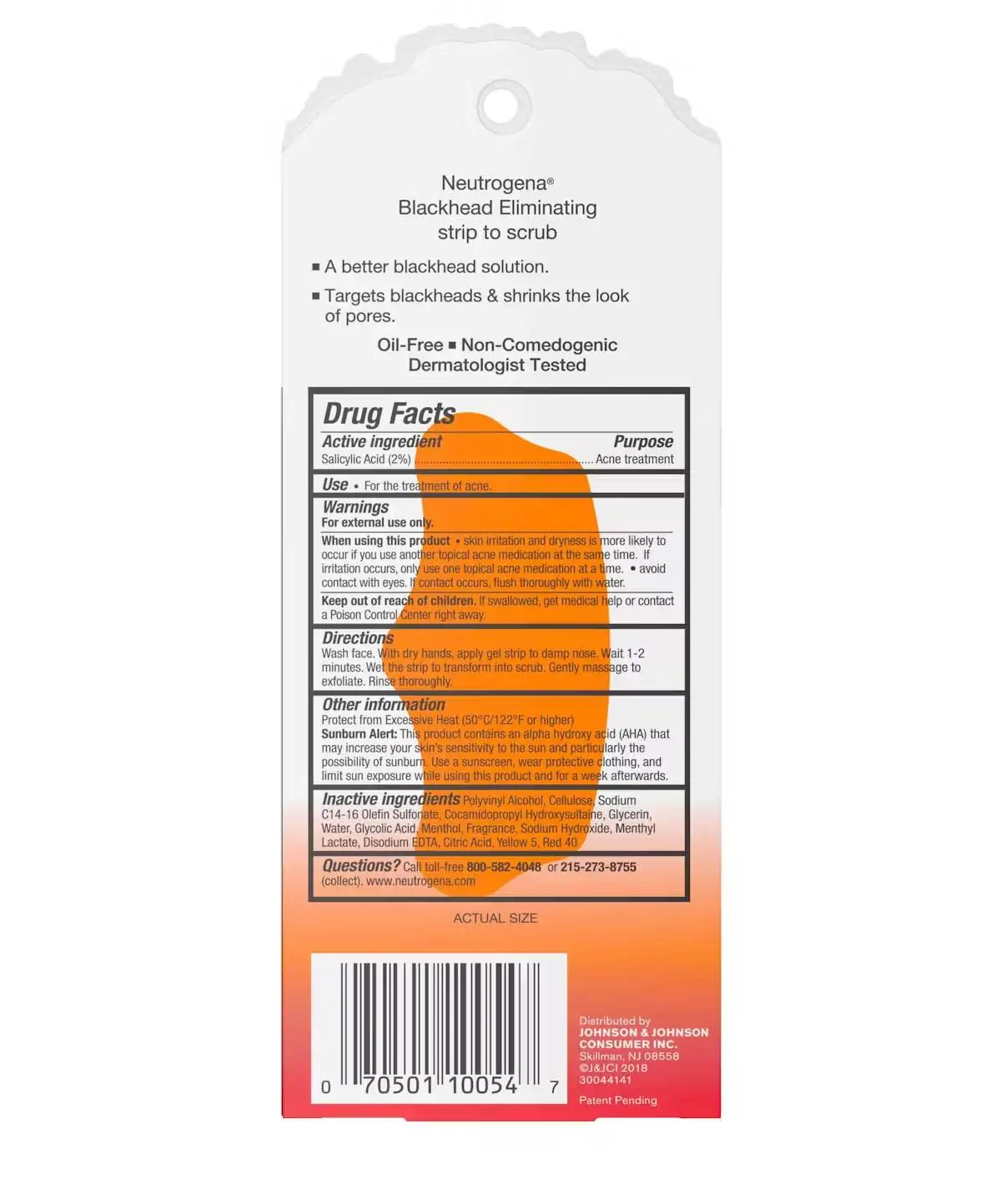 Neutrogena® Blackhead Eliminating Nose Strip to Scrub