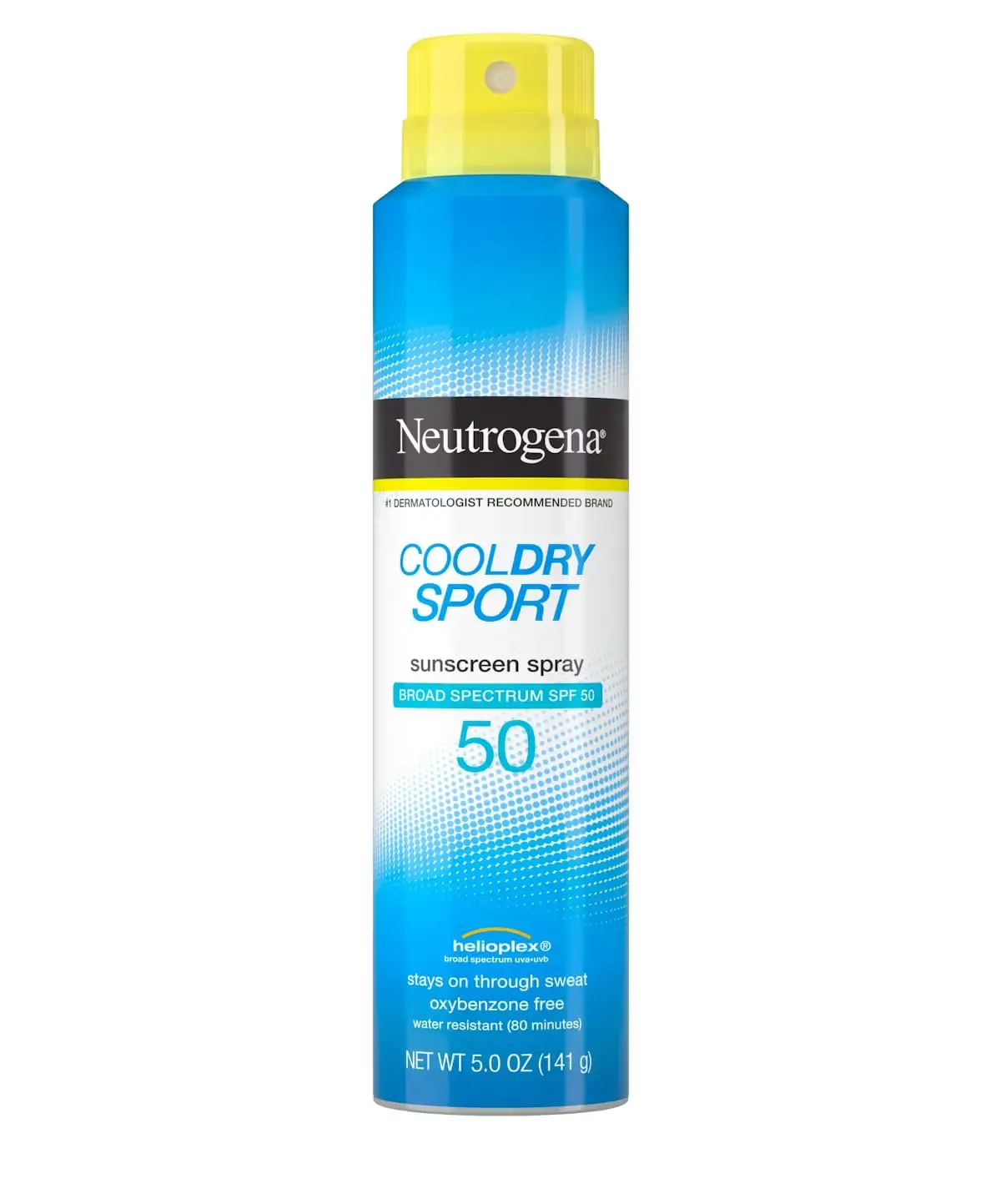 Neutrogena Cool Dry Sport Water-Resistant Sunscreen Spray, SPF 50, 5 oz