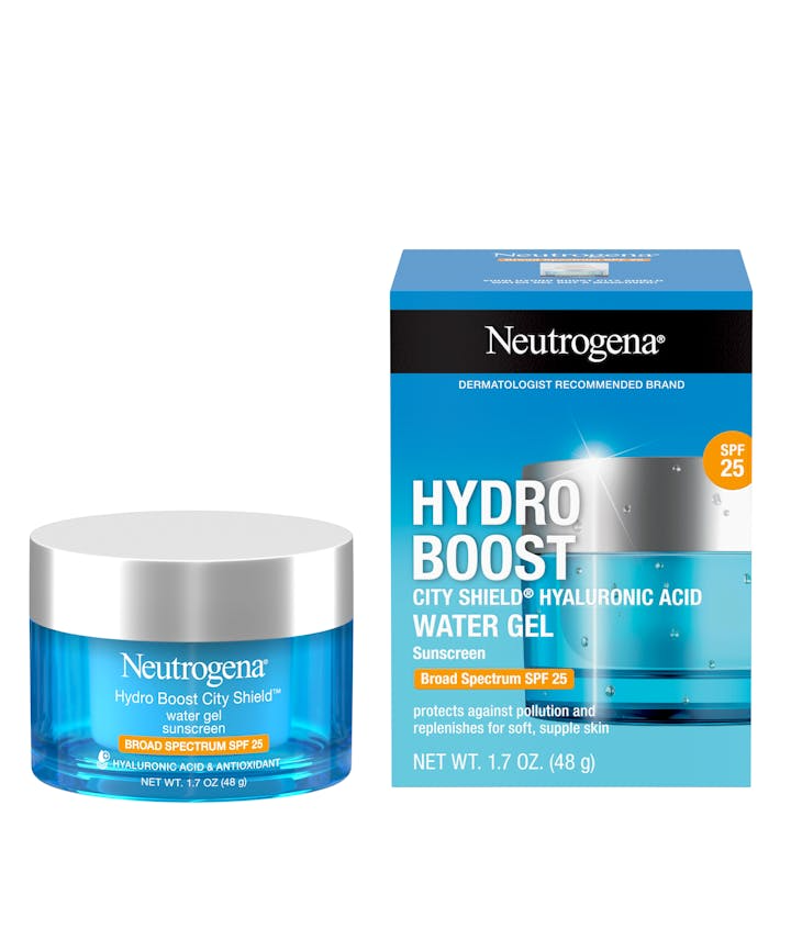 Neutrogena® Hydro Boost City Shield™ Water Gel Sunscreen Broad Spectrum SPF 25