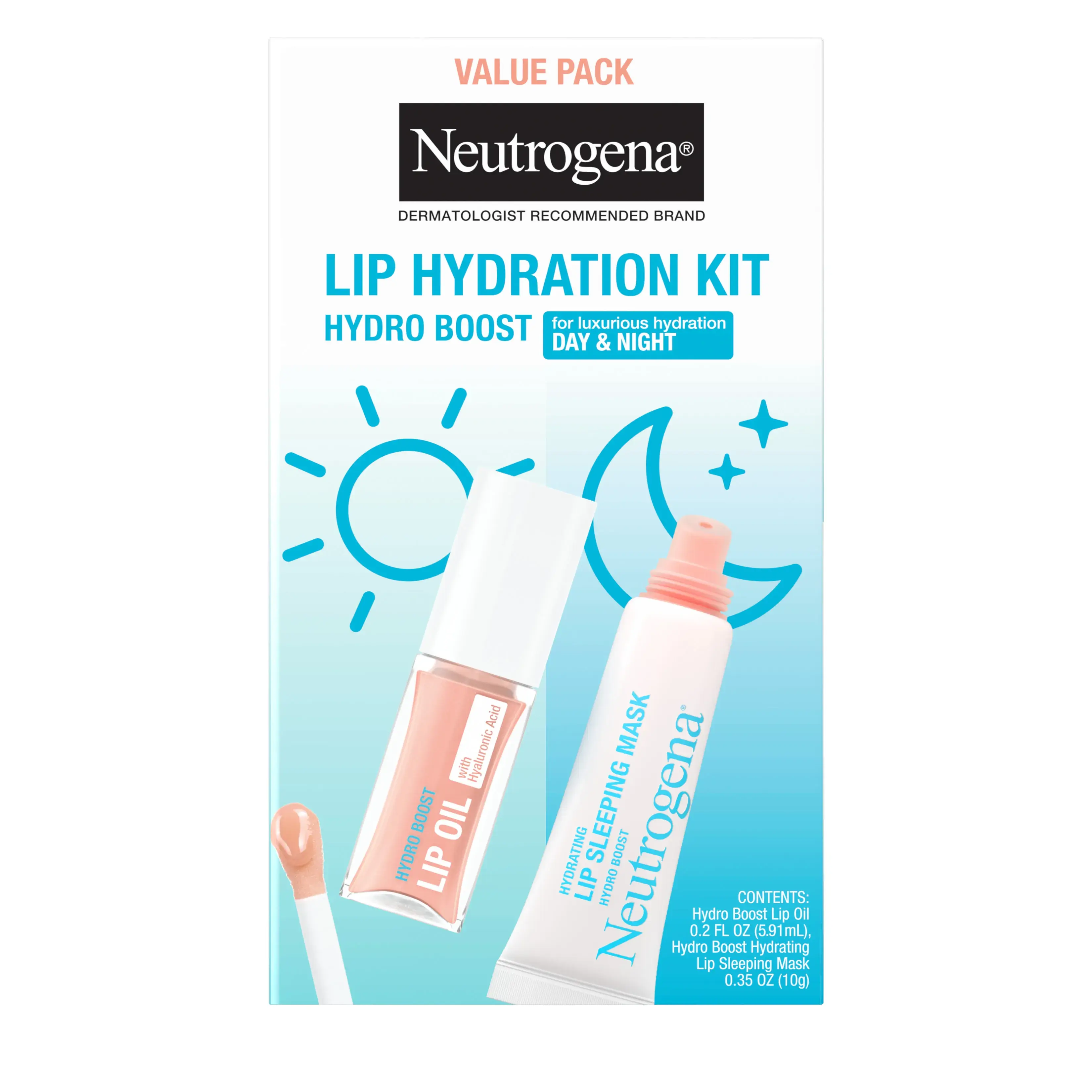 Lip Hydration kit Front of Packaging