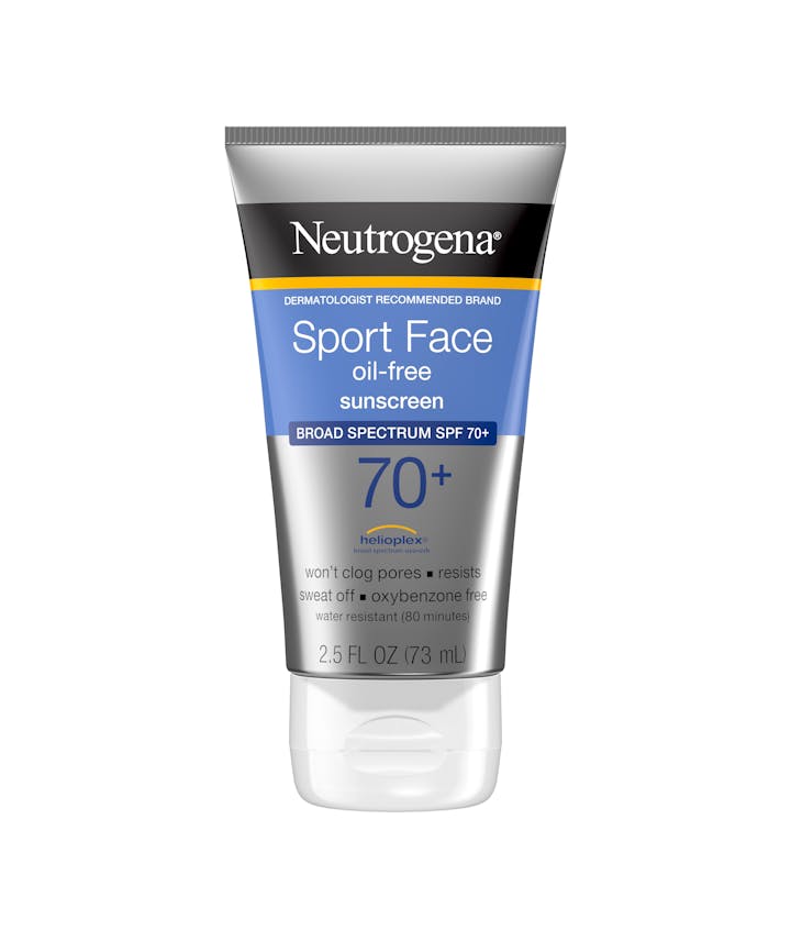 Neutrogena Sport Face Oil-Free Lotion Sunscreen Broad Spectrum SPF 70+