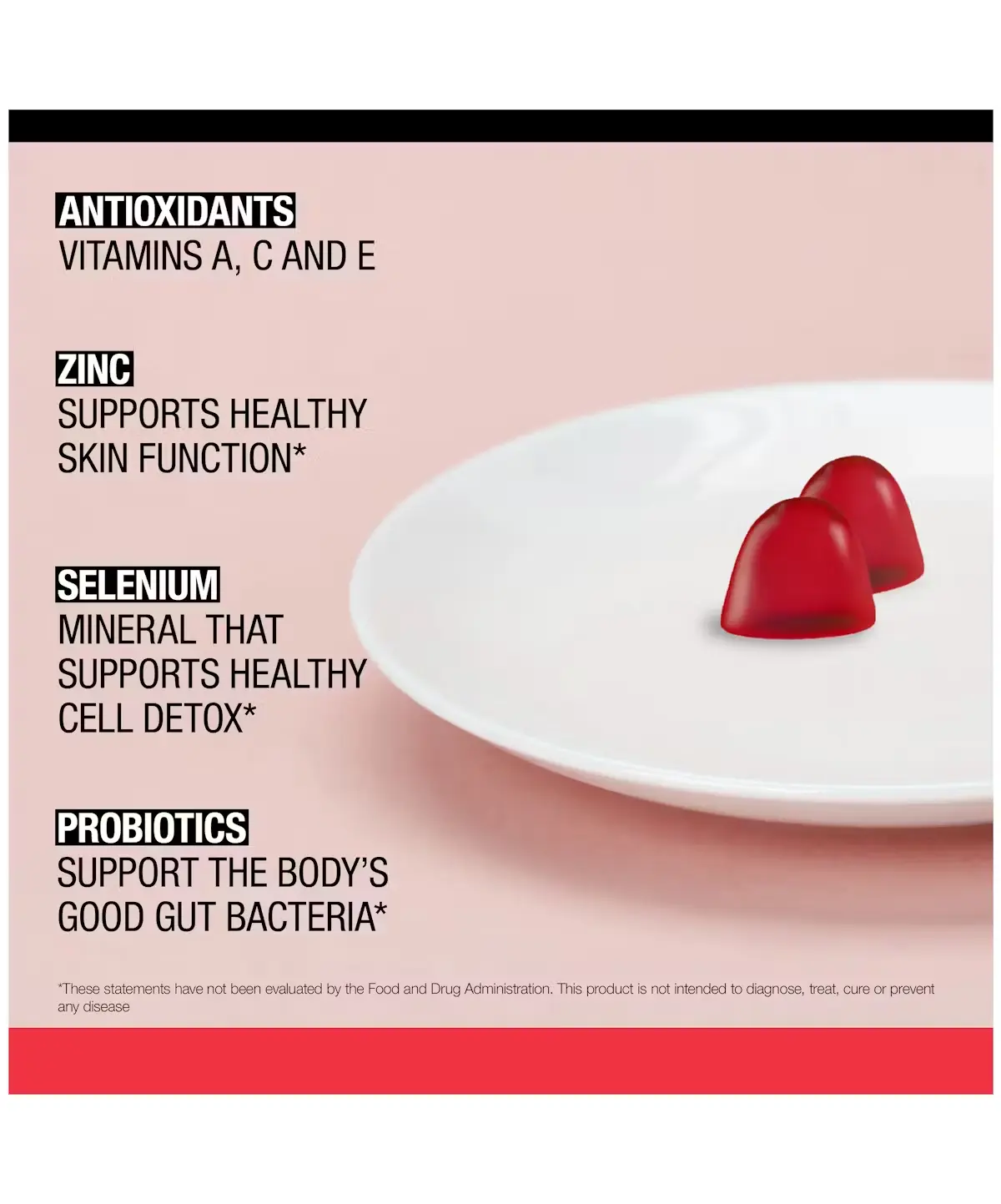 Neutrogena® Clear Complexion Antioxidant Gummies with Zinc 60CT