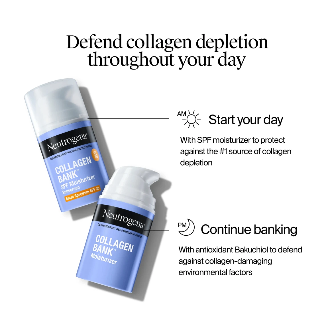 Defend collagen depletion throughout your day.