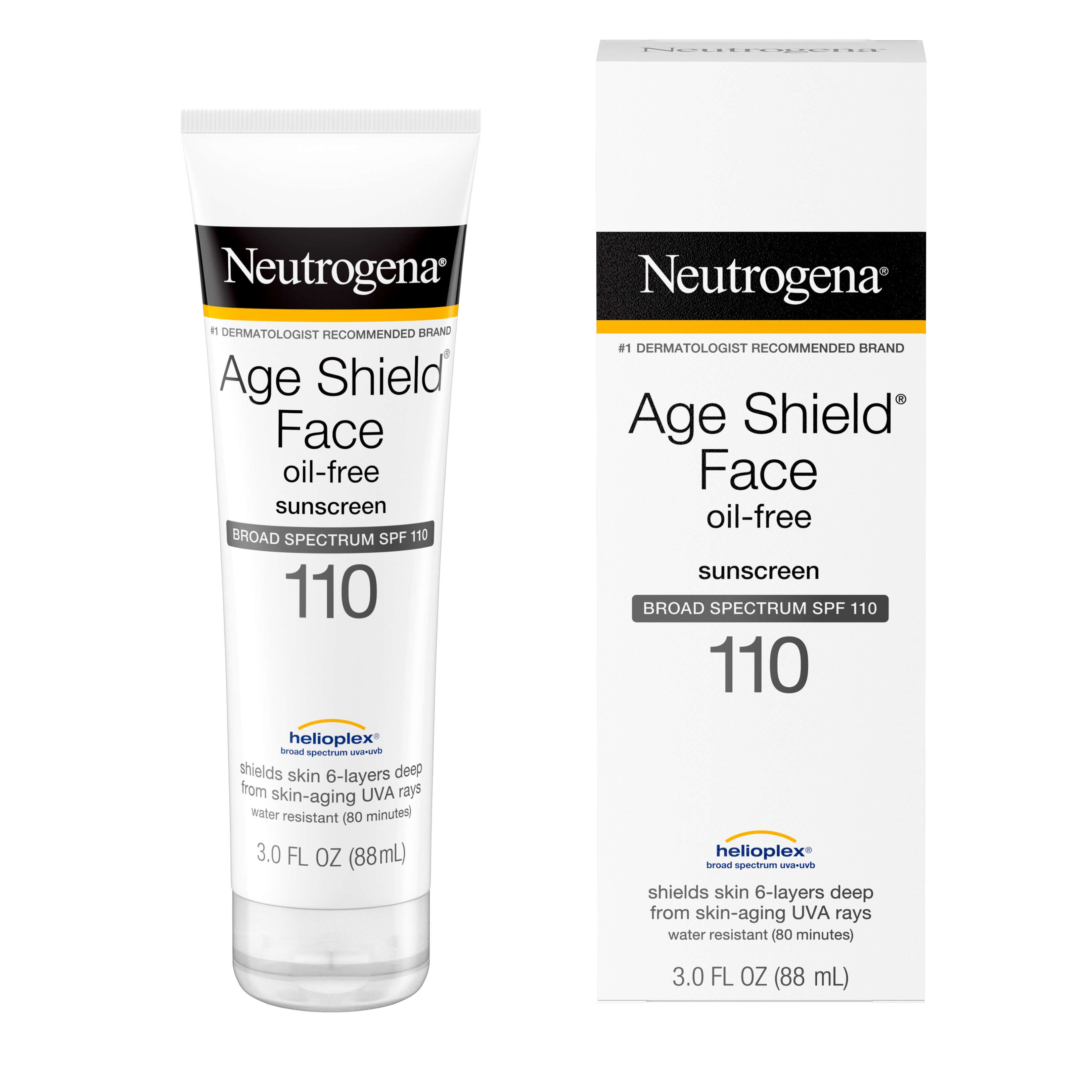 Age Shield&reg; Face Oil-Free Lotion Sunscreen Broad Spectrum SPF 110