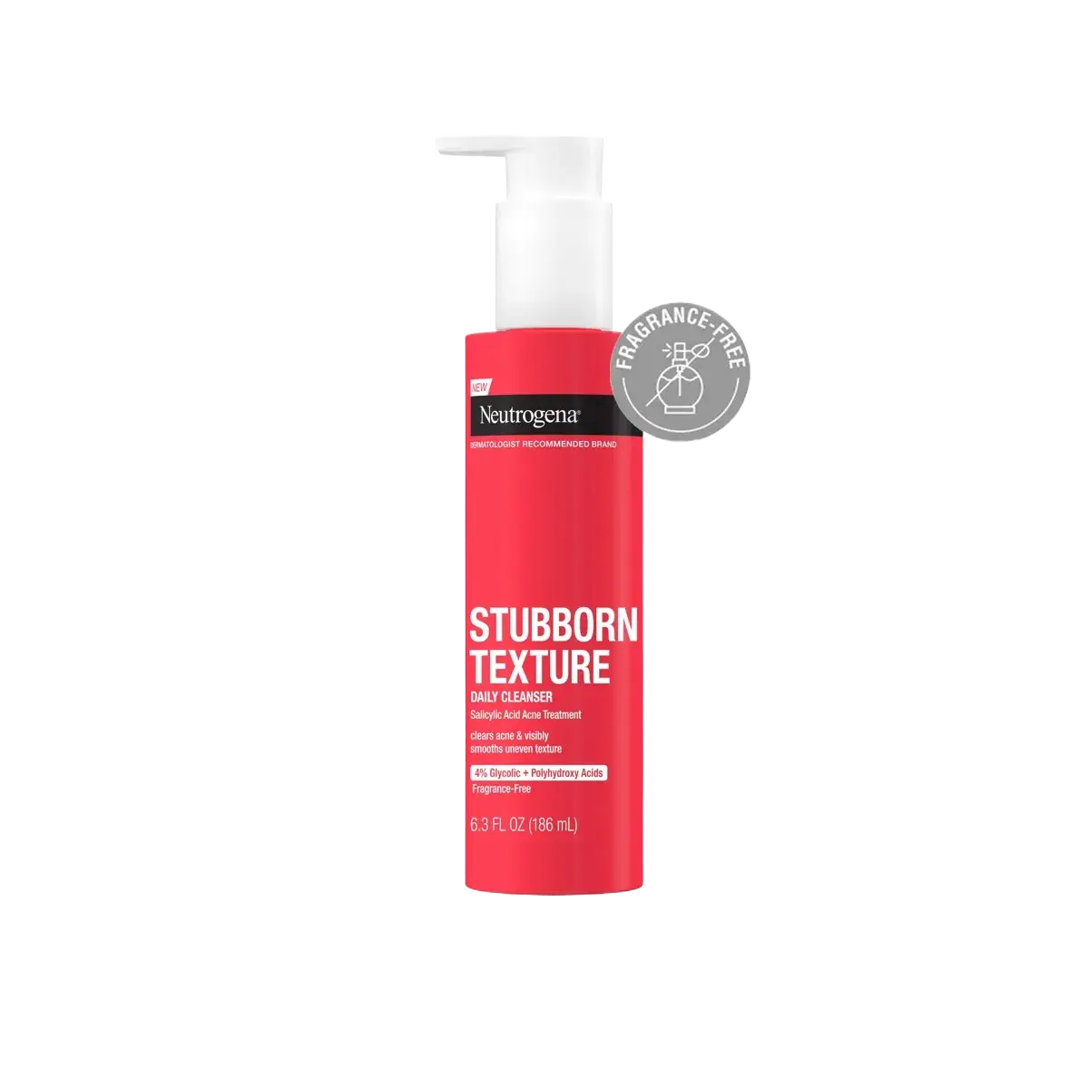 Stubborn Texture™ Acne Cleanser for Textured Skin, front of the shot for comparison table