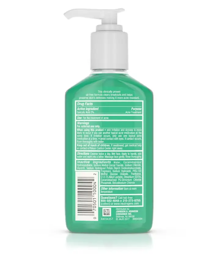 Neutrogena Acne Proofing Gel Facial Cleanser with Salicylic Acid