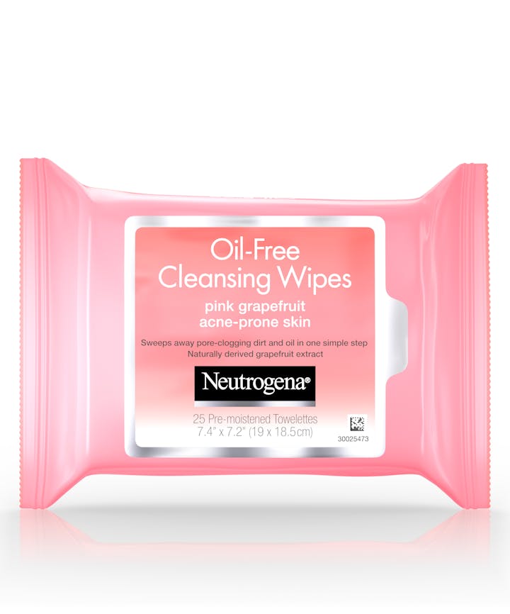 Neutrogena Oil-Free Cleansing Wipes-Pink Grapefruit