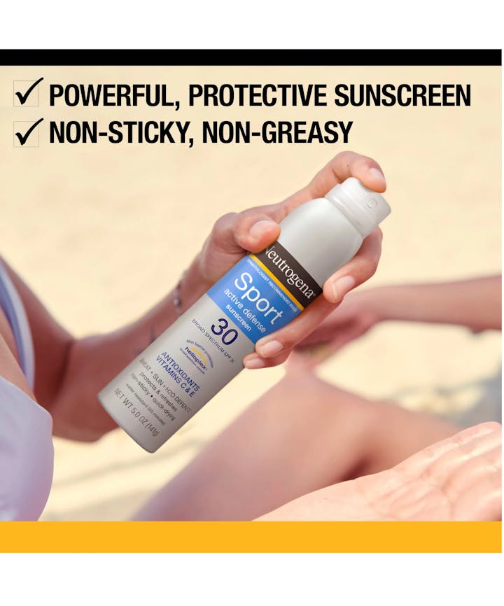 Neutrogena® Sport Active Defense with Broad Spectrum SPF 30 Sunscreen Spray