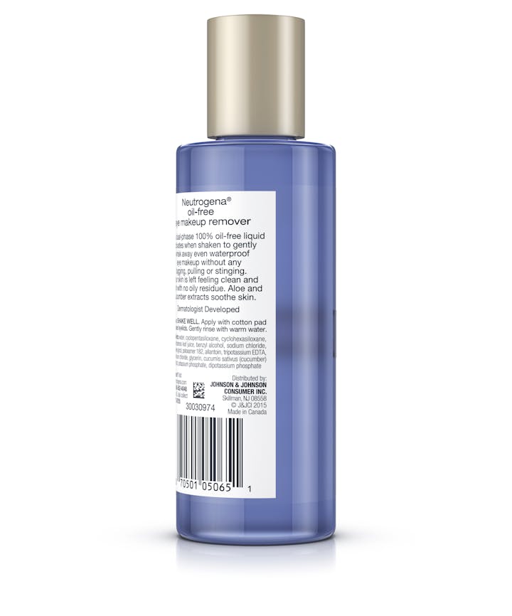 Gentle Oil-Free Liquid Eye Makeup Remover for Waterproof Mascara