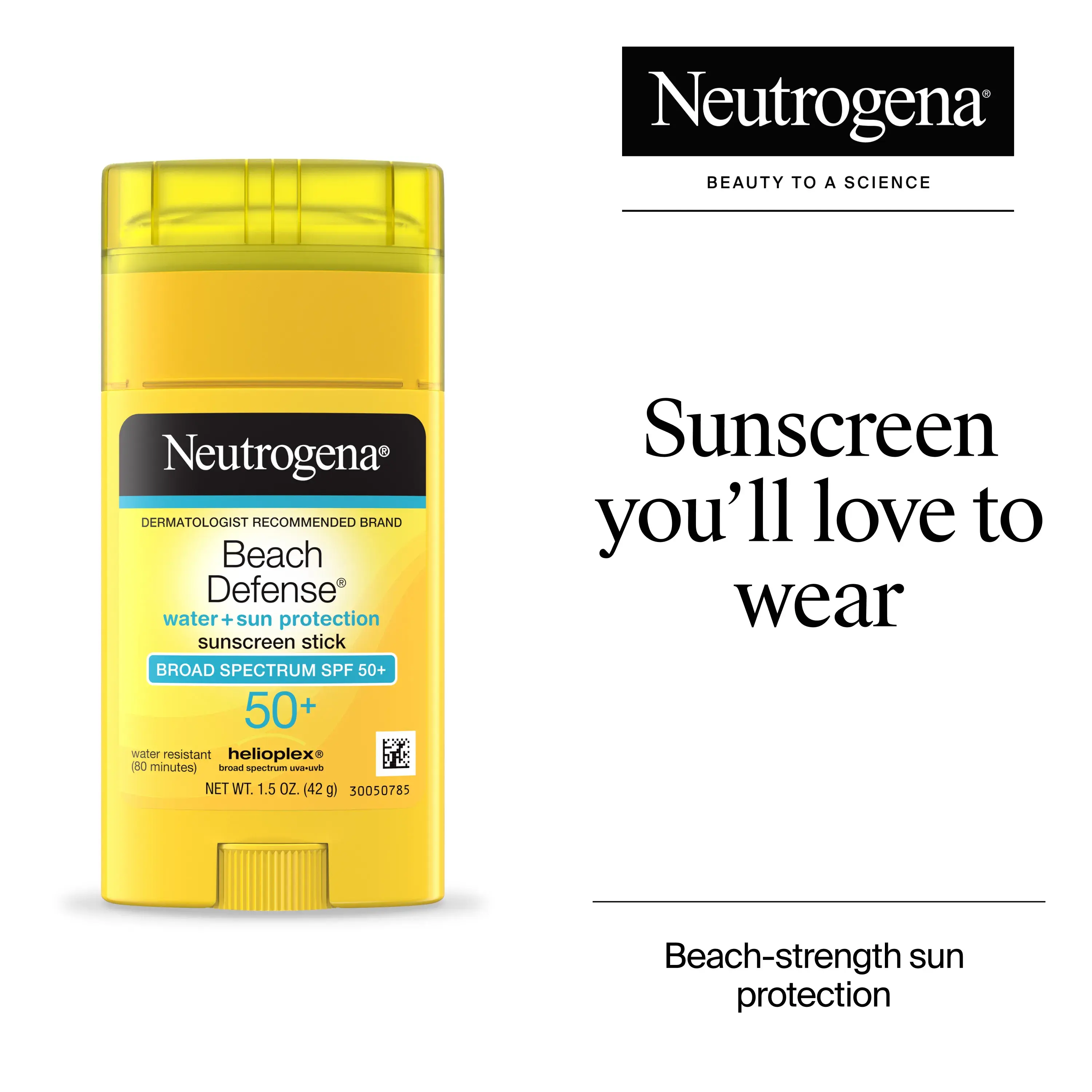 Sunscreen you'll love to wear. Beach-strength sun protection