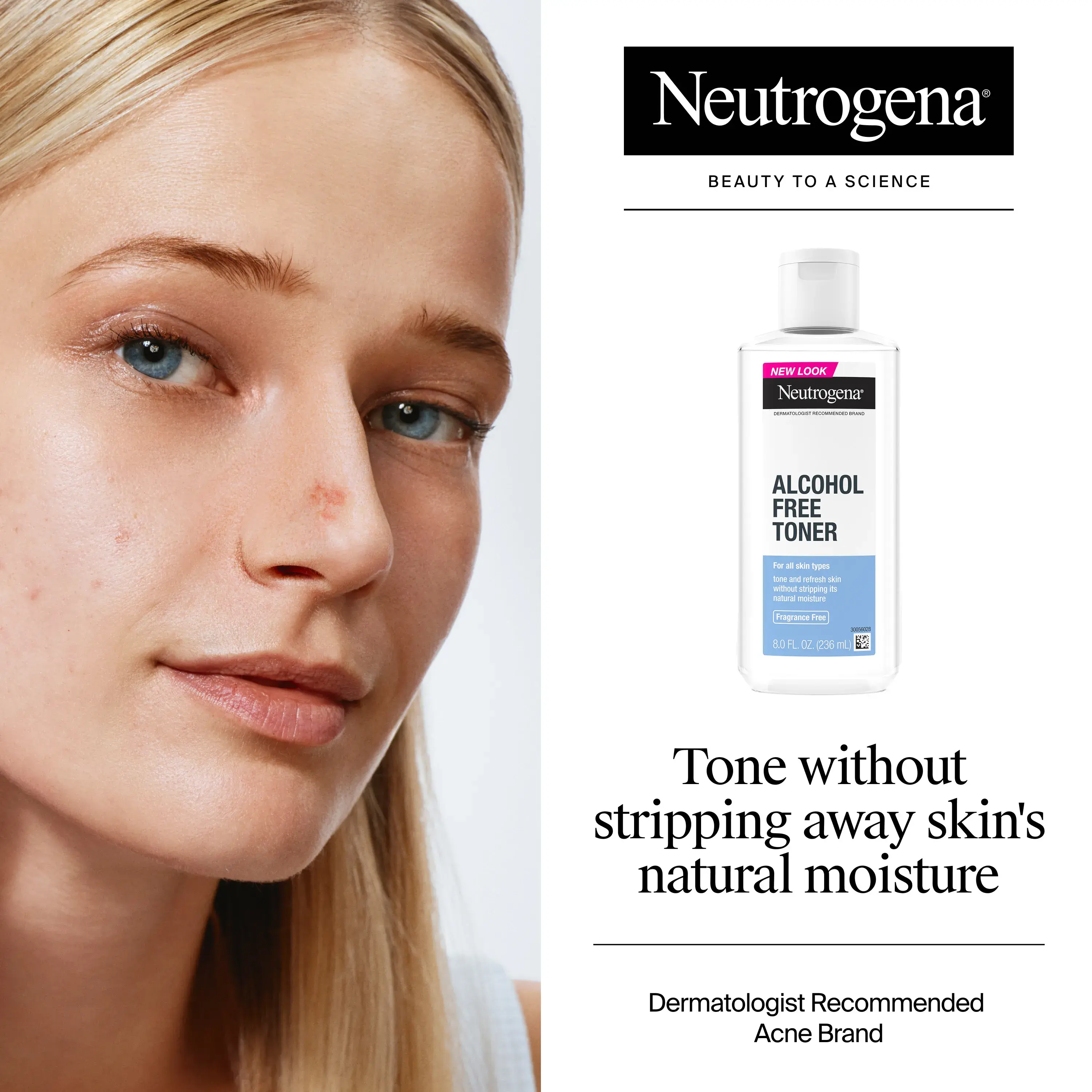 Neutrogena® Alcohol-Free Toner: Tone and Refresh skin without stripping its natural moisture