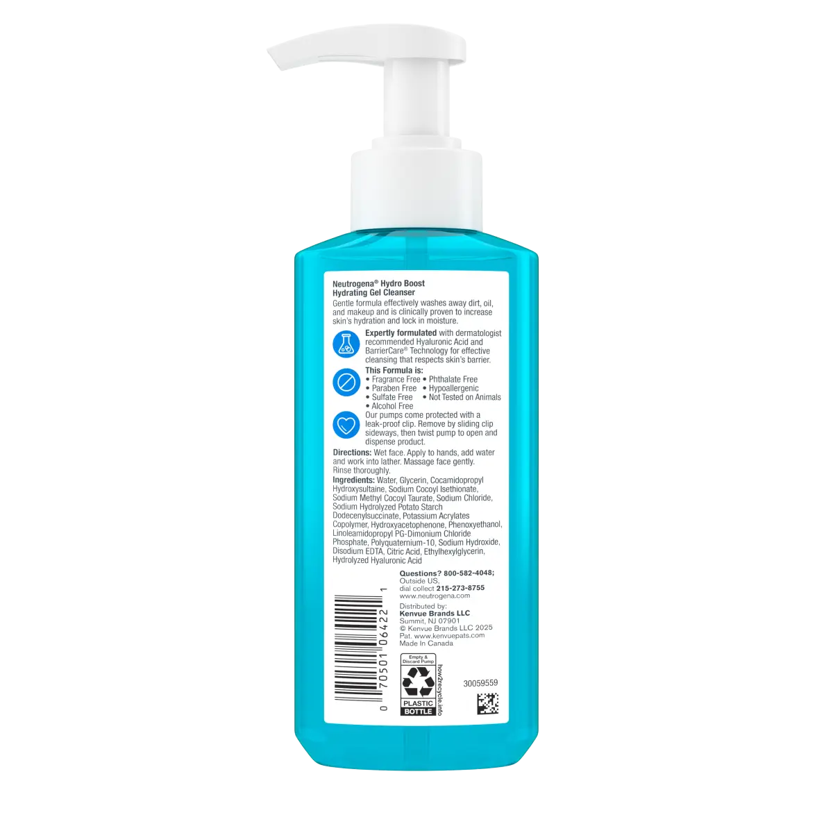 Hydro Boost Gel Cleanser for Hydration | NEUTROGENA®