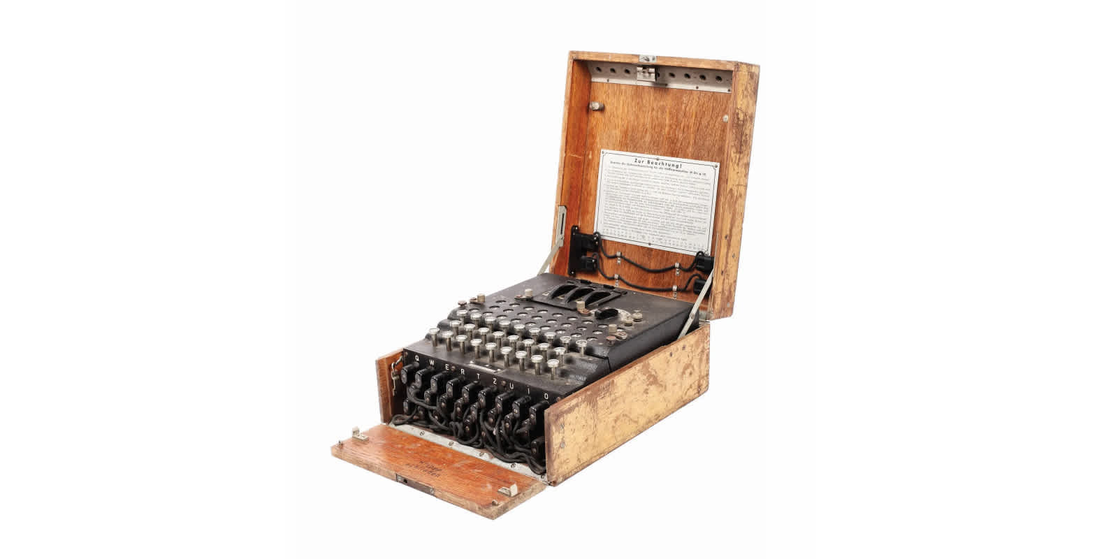 Image of the physical Enigma machine