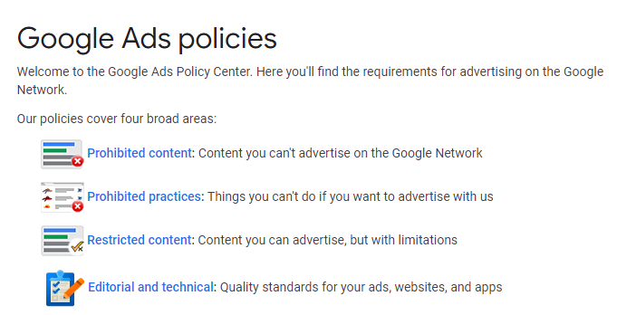 google-ads-policies