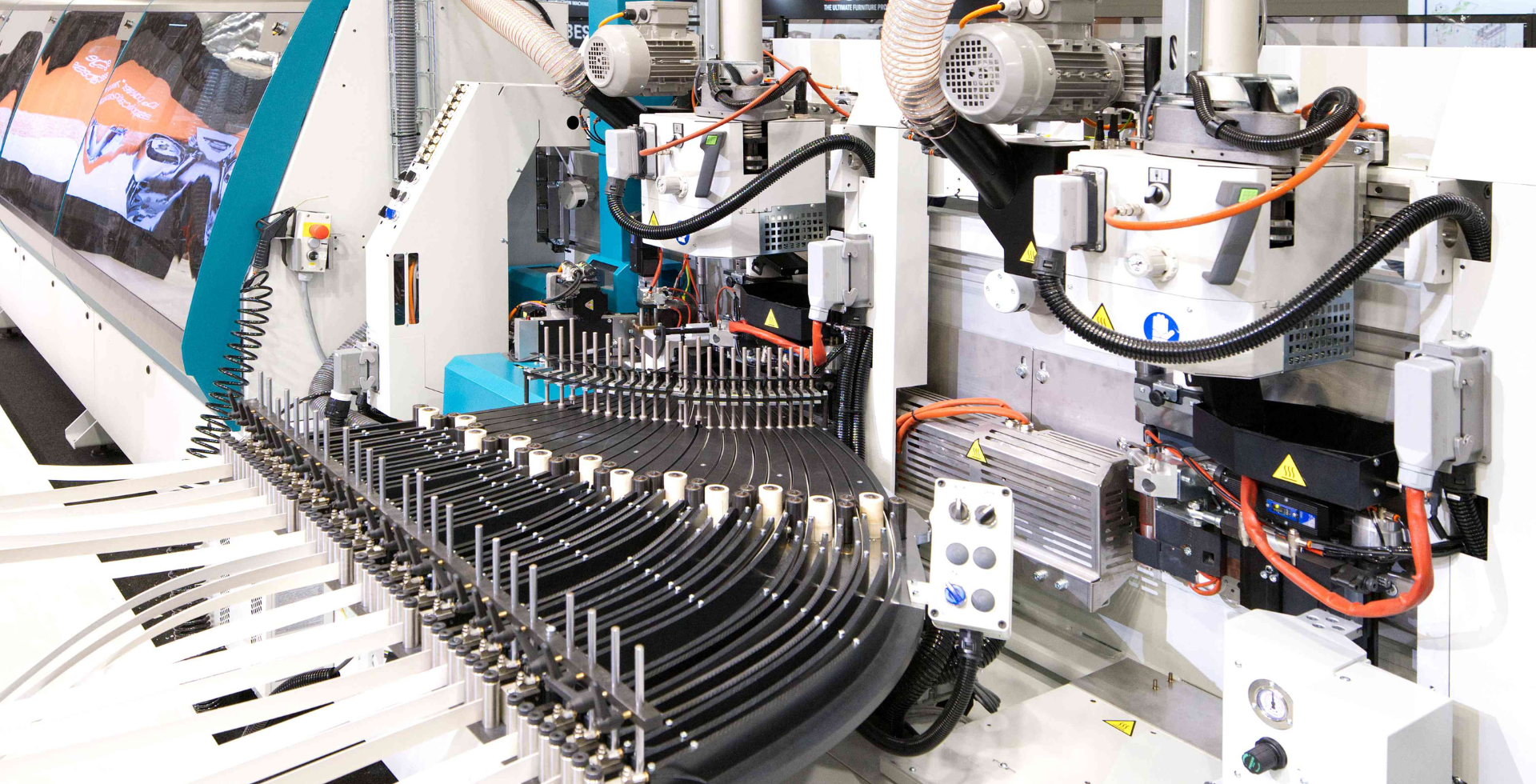 "You can have the HFS system running alongside another gluing system, so you can run a standard EVA or a PU system as well as applying laser edgebandings on an HFS equipped machine". Malcolm Storey Biesse’s UK Technical Applications Manager for Edgebanders