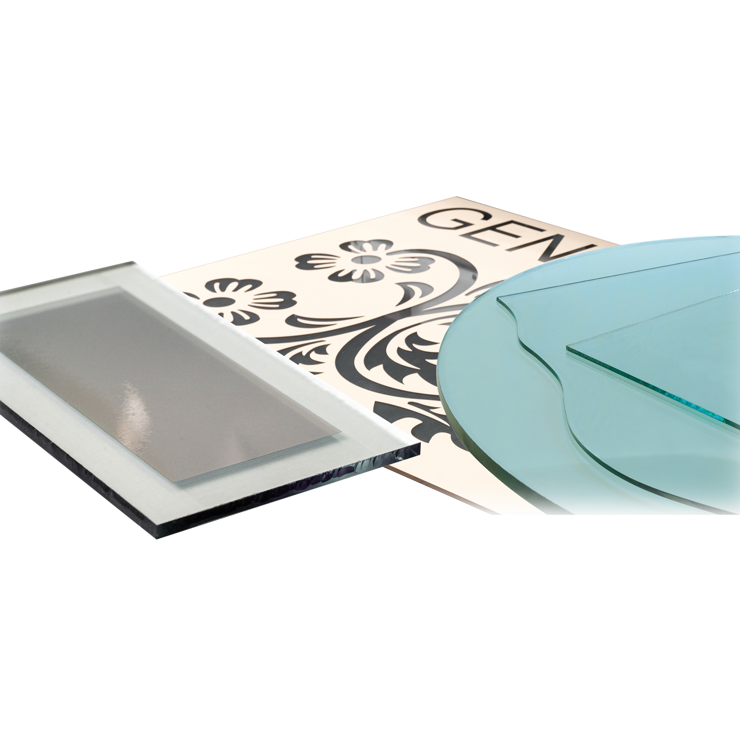 Monolithic, laminated and low-e glass