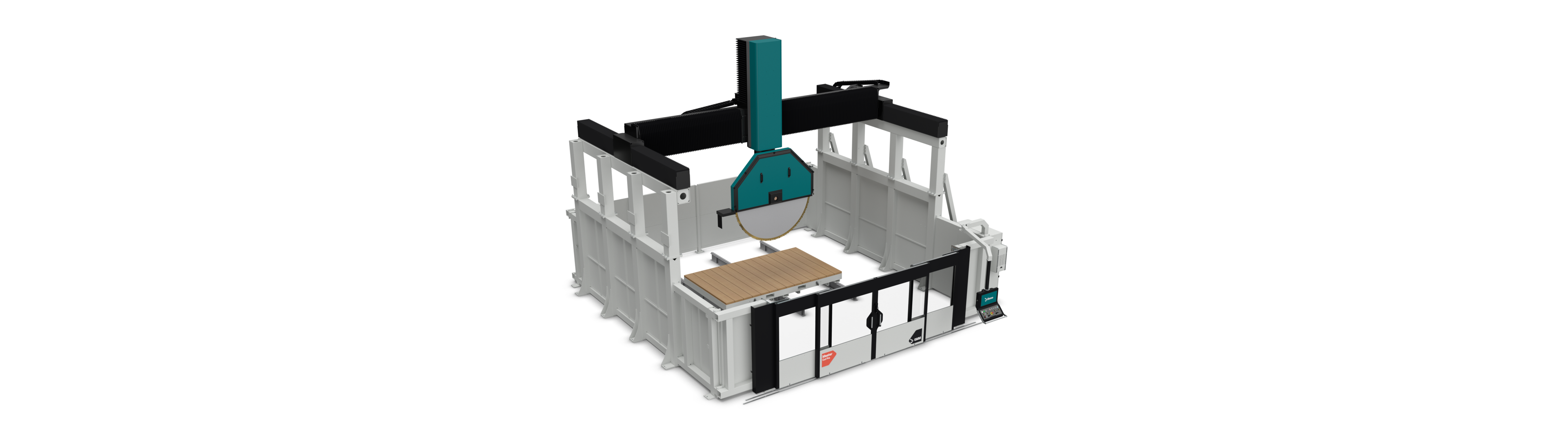 The most performing machine for working large thicknesses.