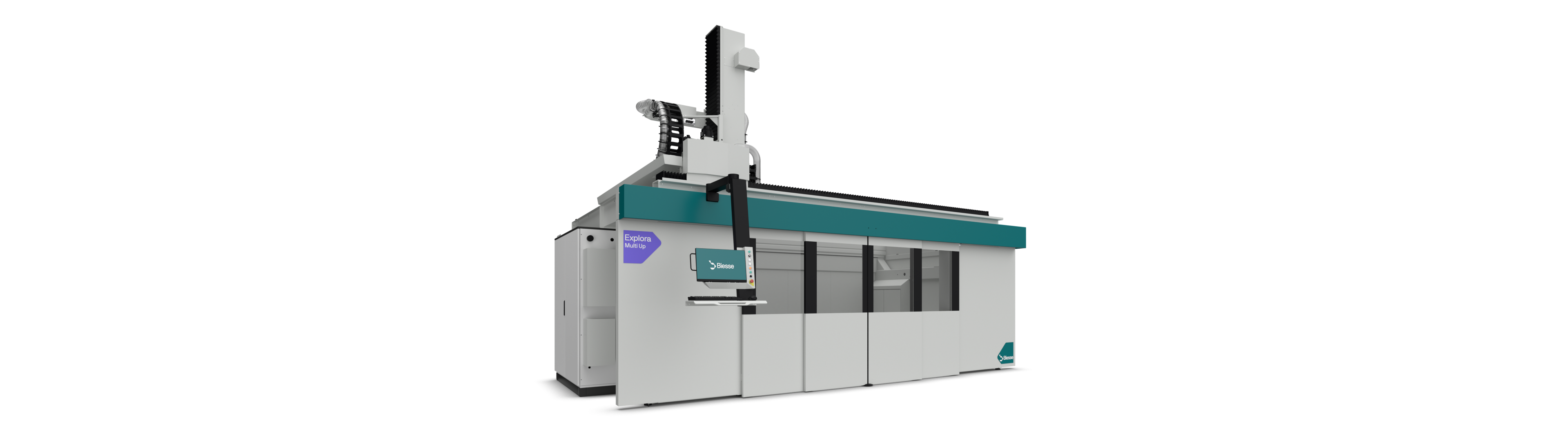 The perfect partner in machining big elements of plastics, resins and composites and light alloys