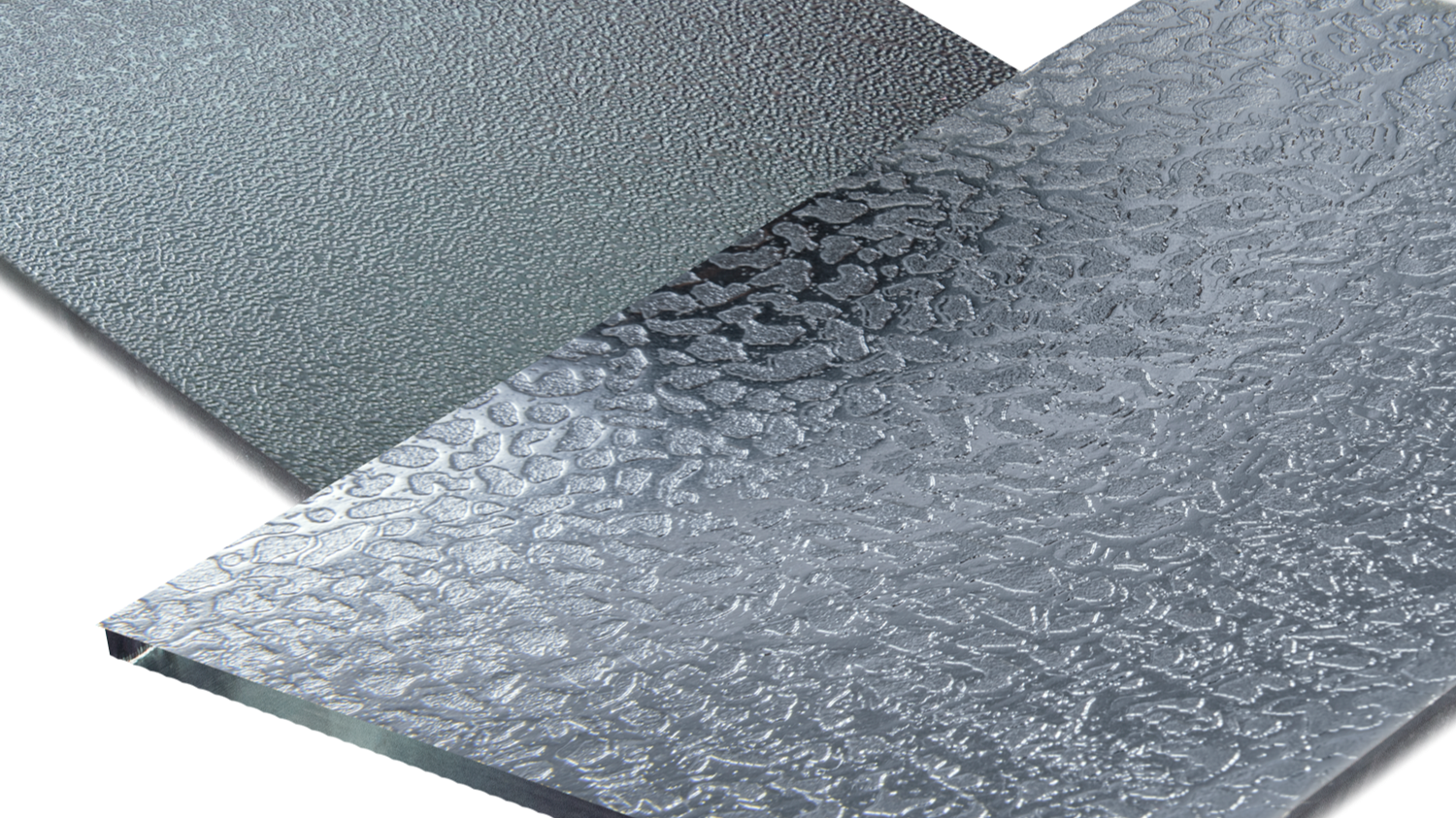 Mirror and patterned glass