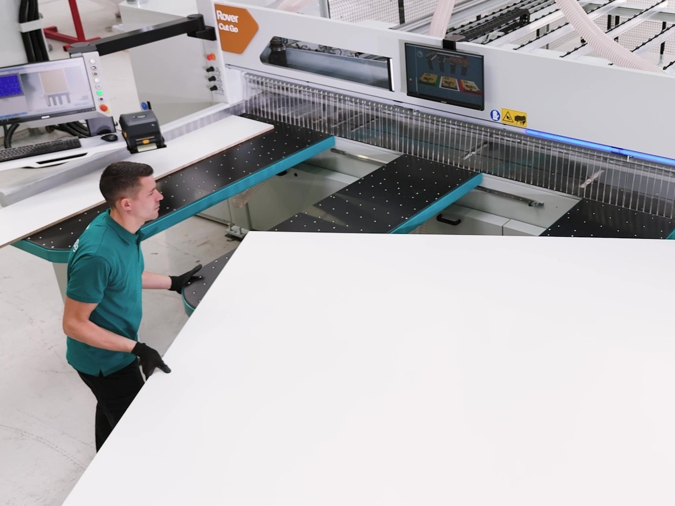 Optimal use of working area