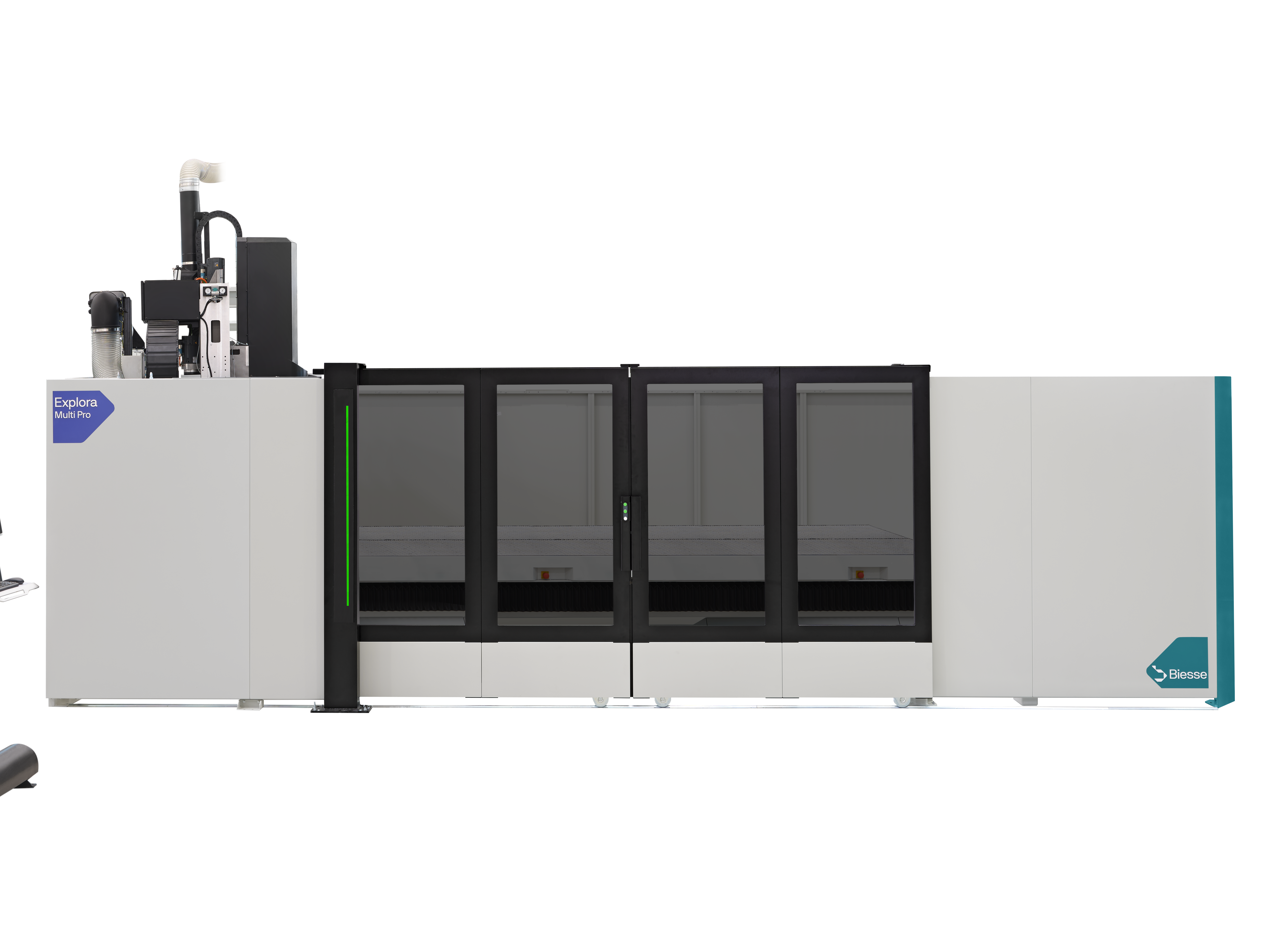 Protection cabin with front doors