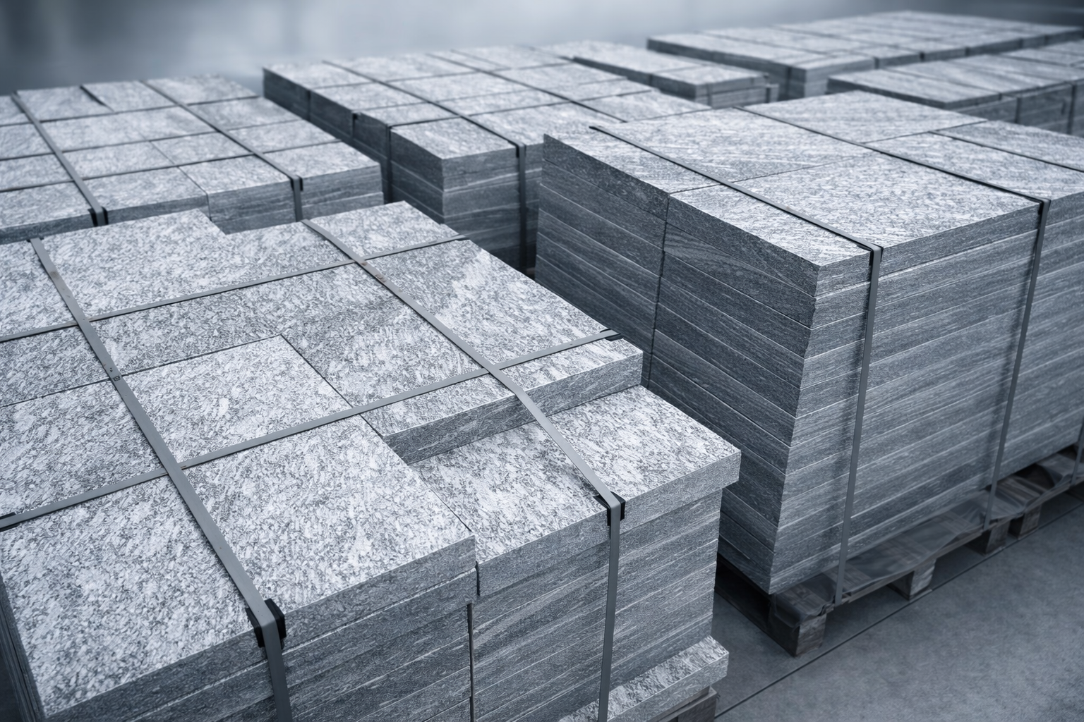 Large-scale slab cutting