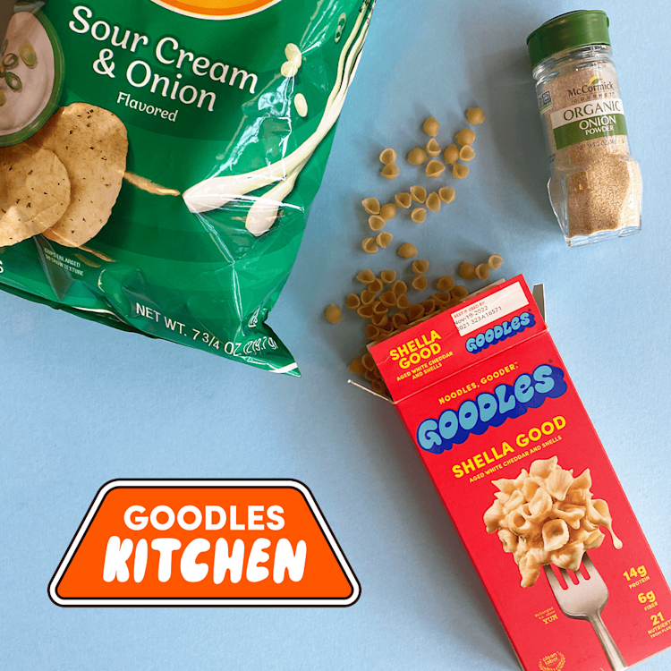 Sour Cream & Onion Mac and Cheese Goodles