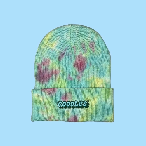 Tie-Dye Beanie-Rasp-Mint