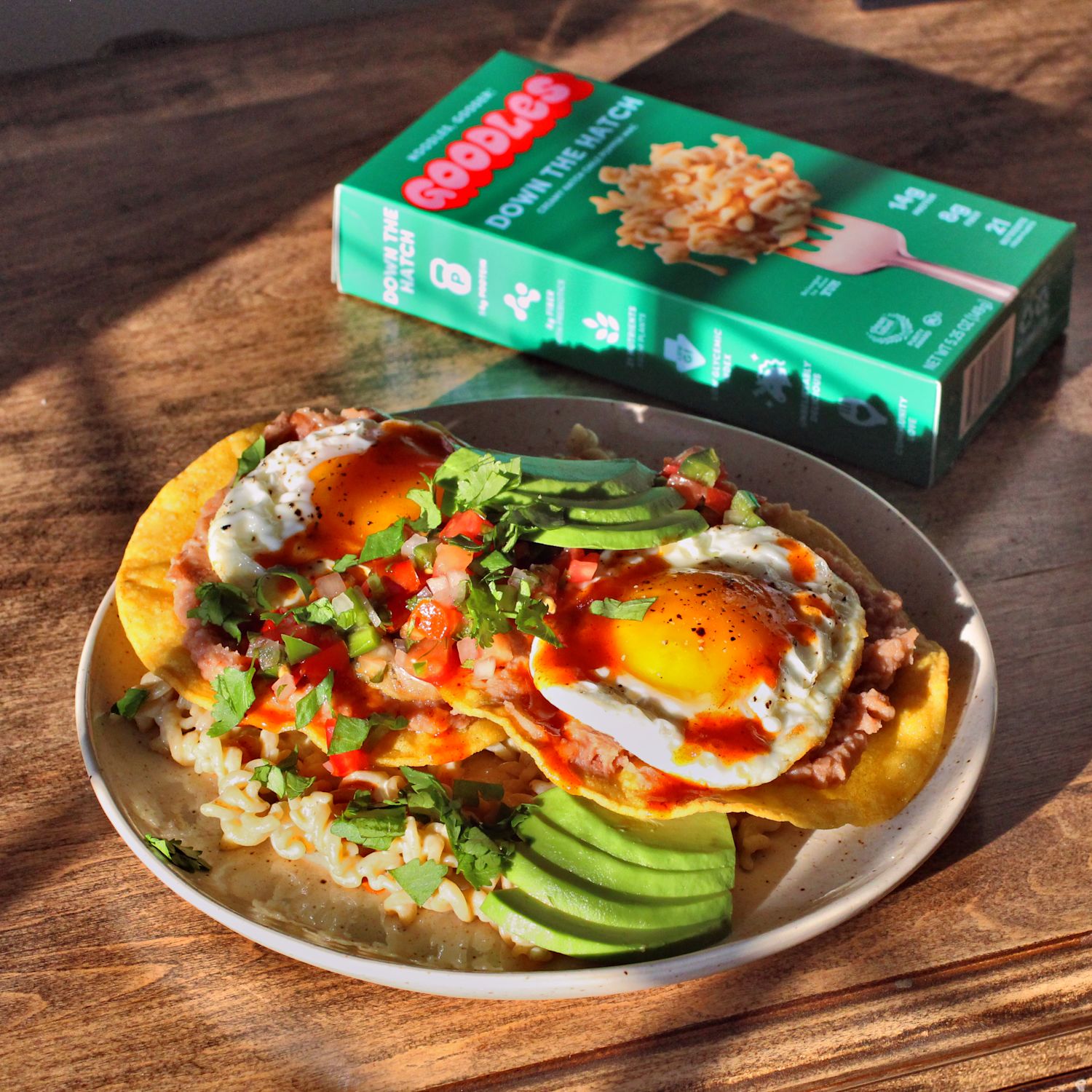 Down the Hatch Huevos Rancheros | Goodles