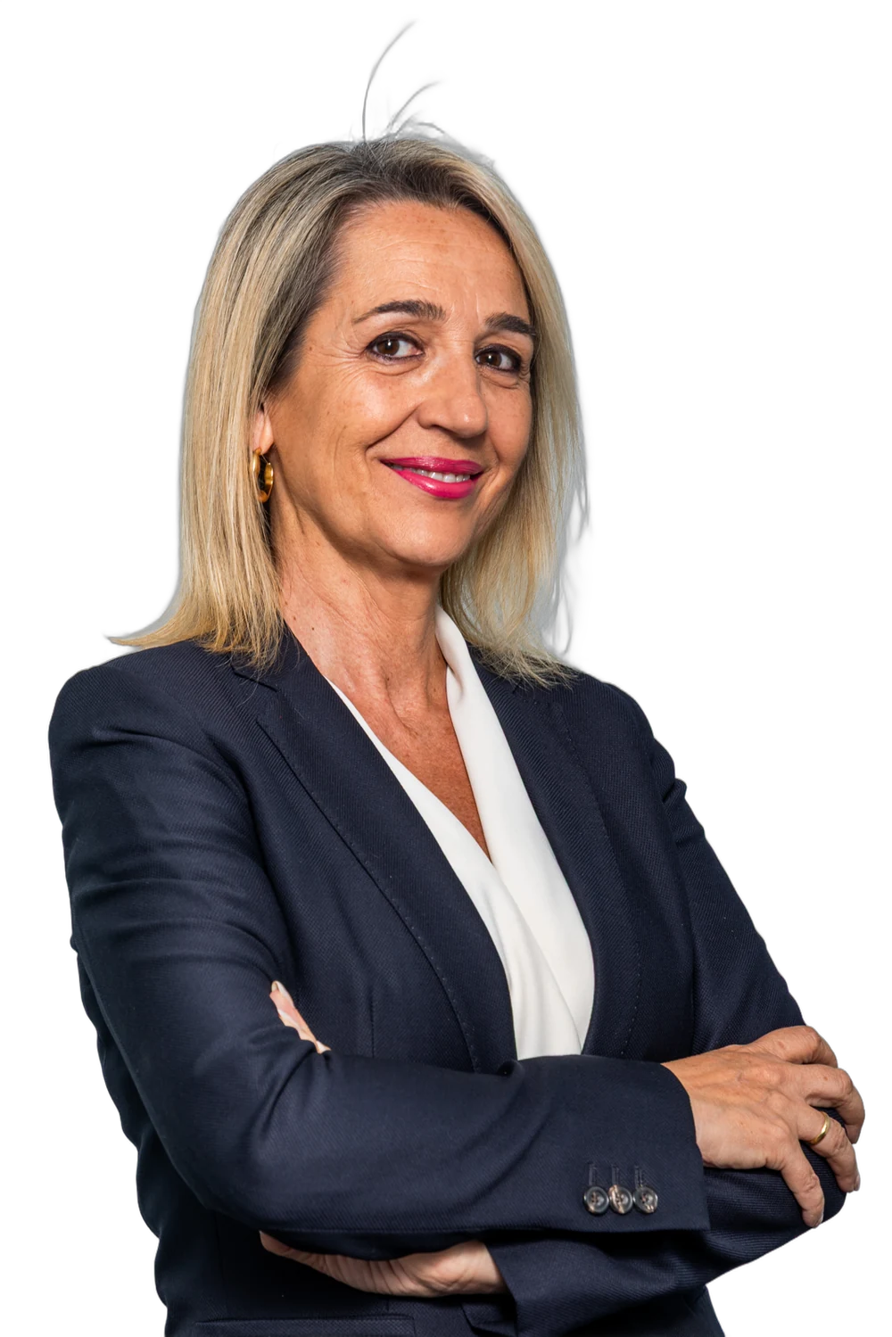 Retrato de Inés María Cañizares Pacheco, secretaria tesorera de la Junta Directiva de Atenea.