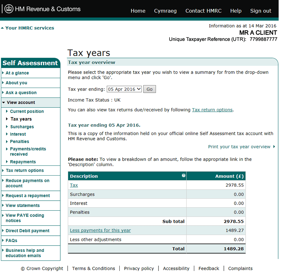 Hmrc Tax Return Online Form